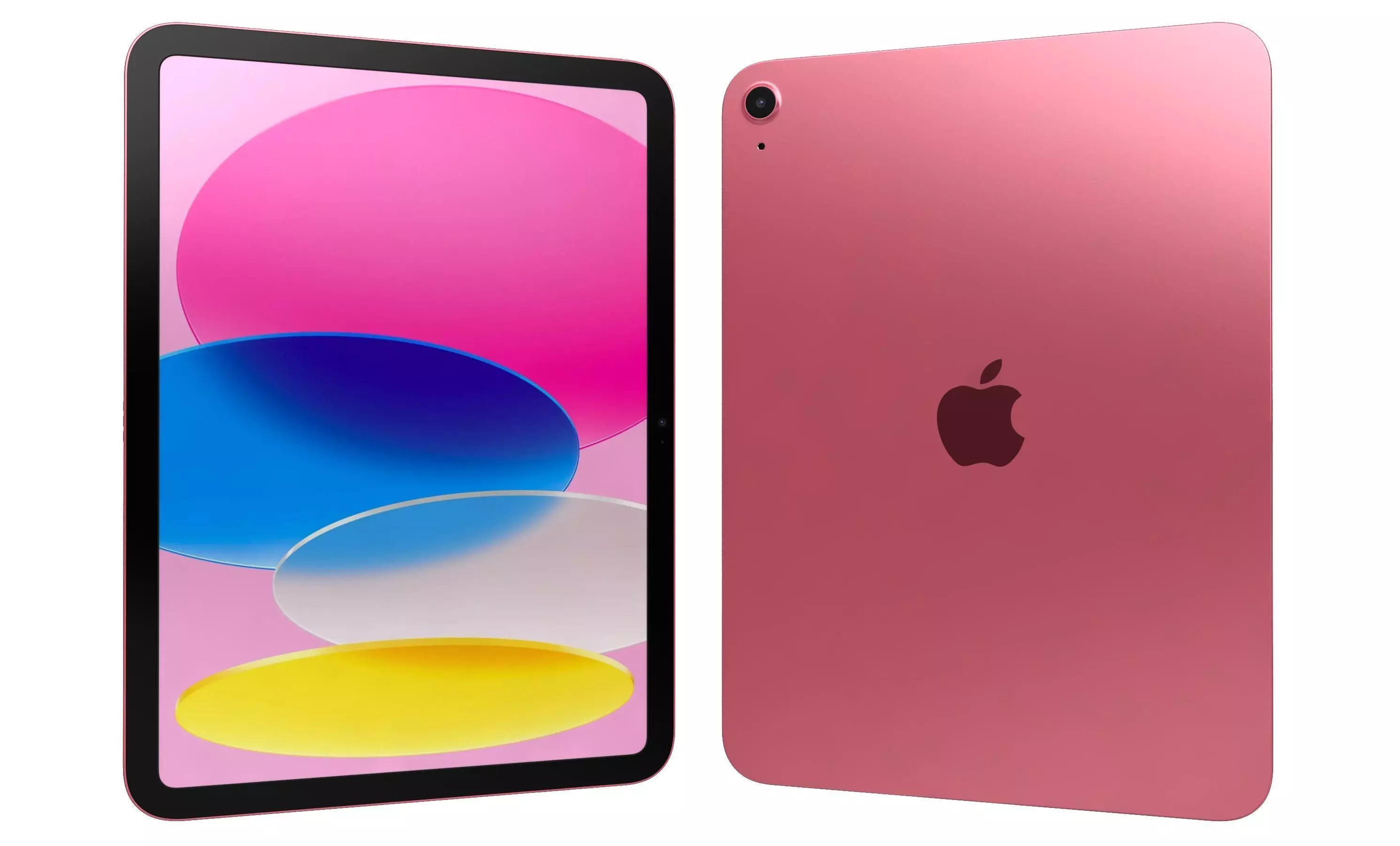 Apple iPad 2025 Pink High Poly 3D model_21