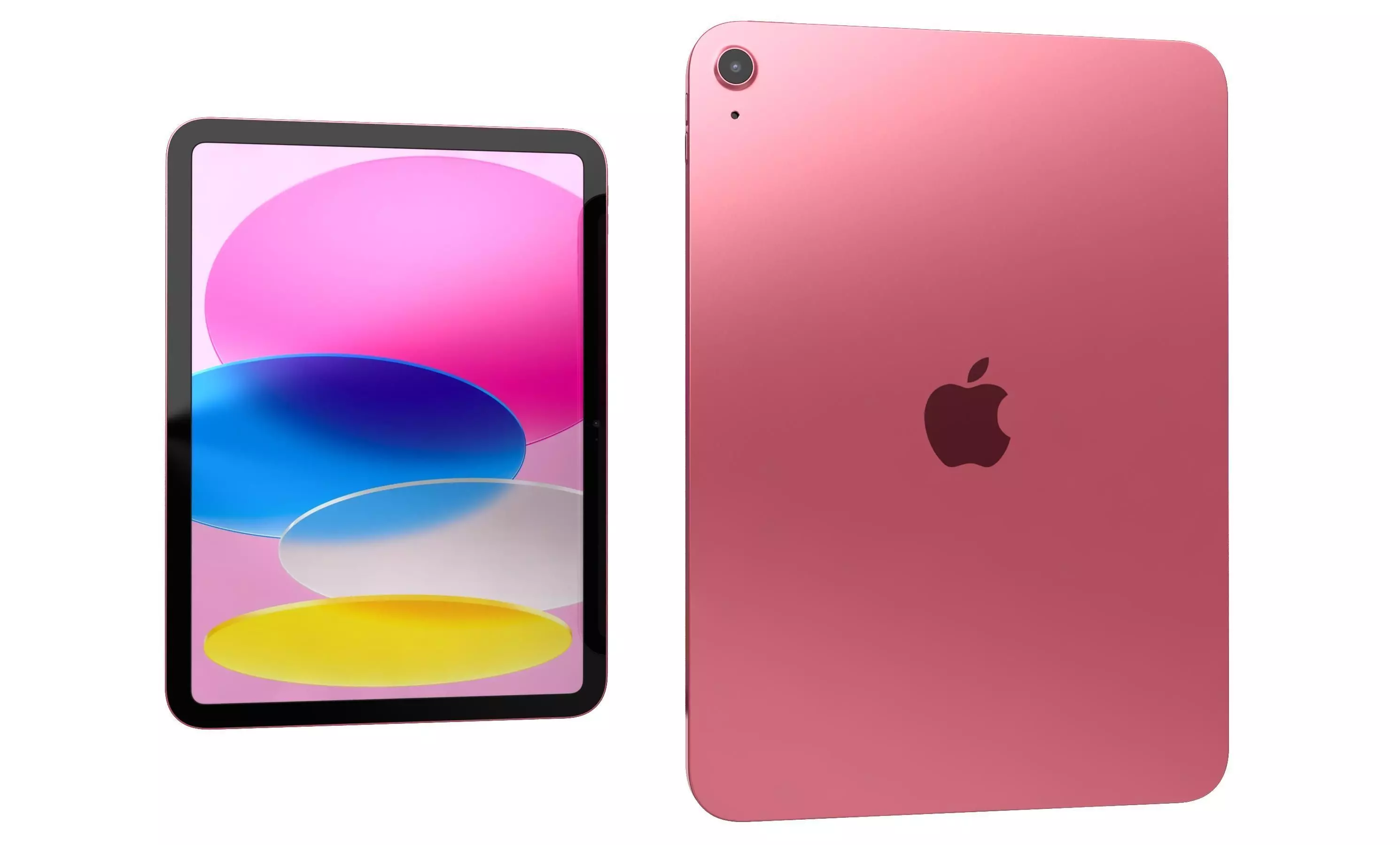 Apple iPad 2025 Pink High Poly 3D model_1