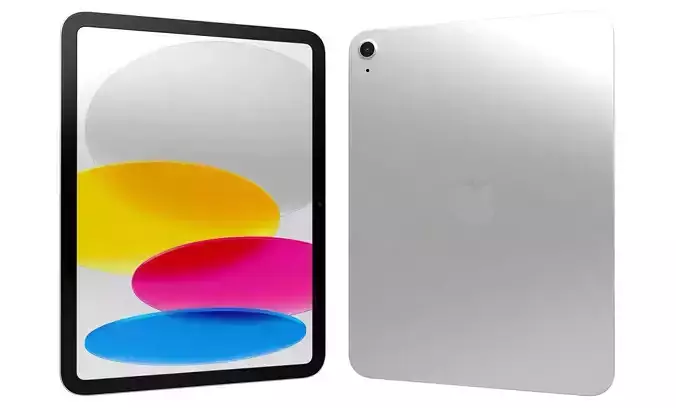 Apple iPad 2025 Silver High Poly