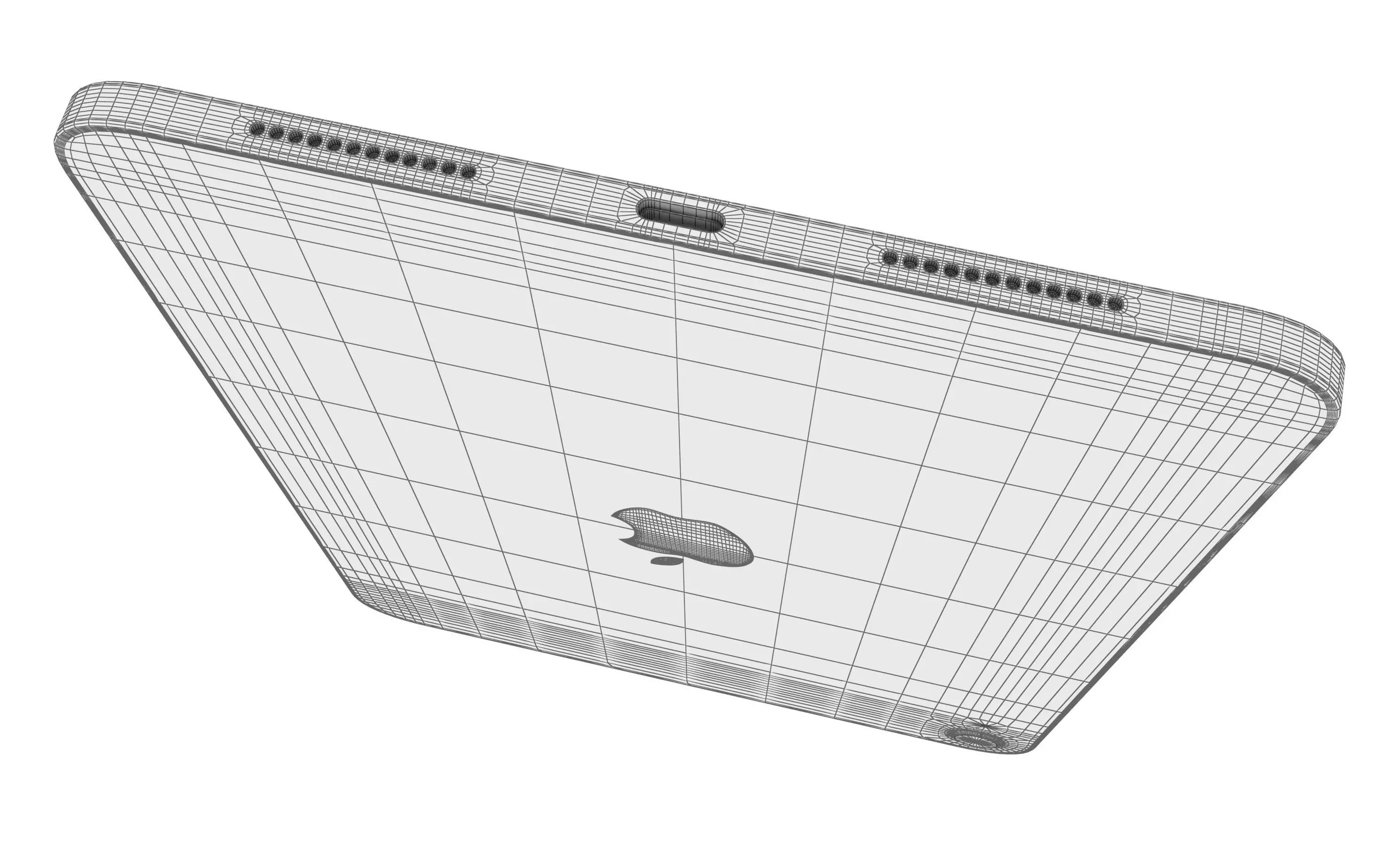 Apple iPad 2025 Yellow High Poly 3D model_16