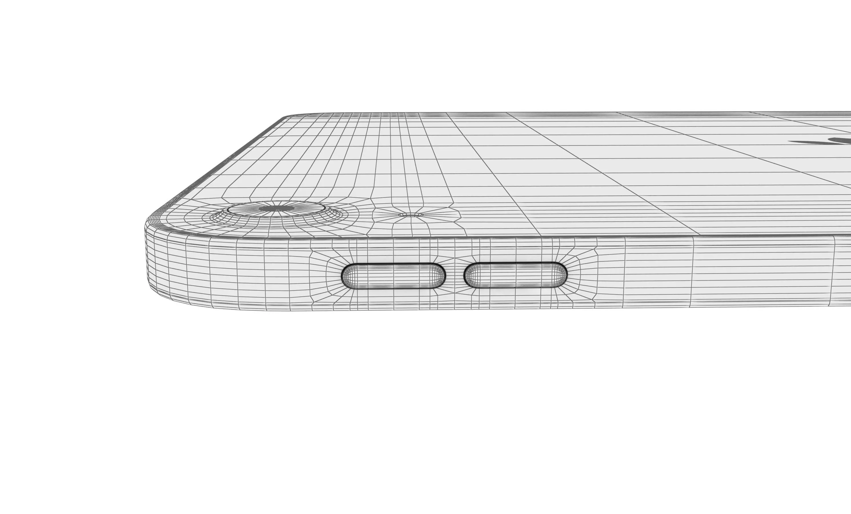 Apple iPad 2025 Yellow High Poly 3D model_22