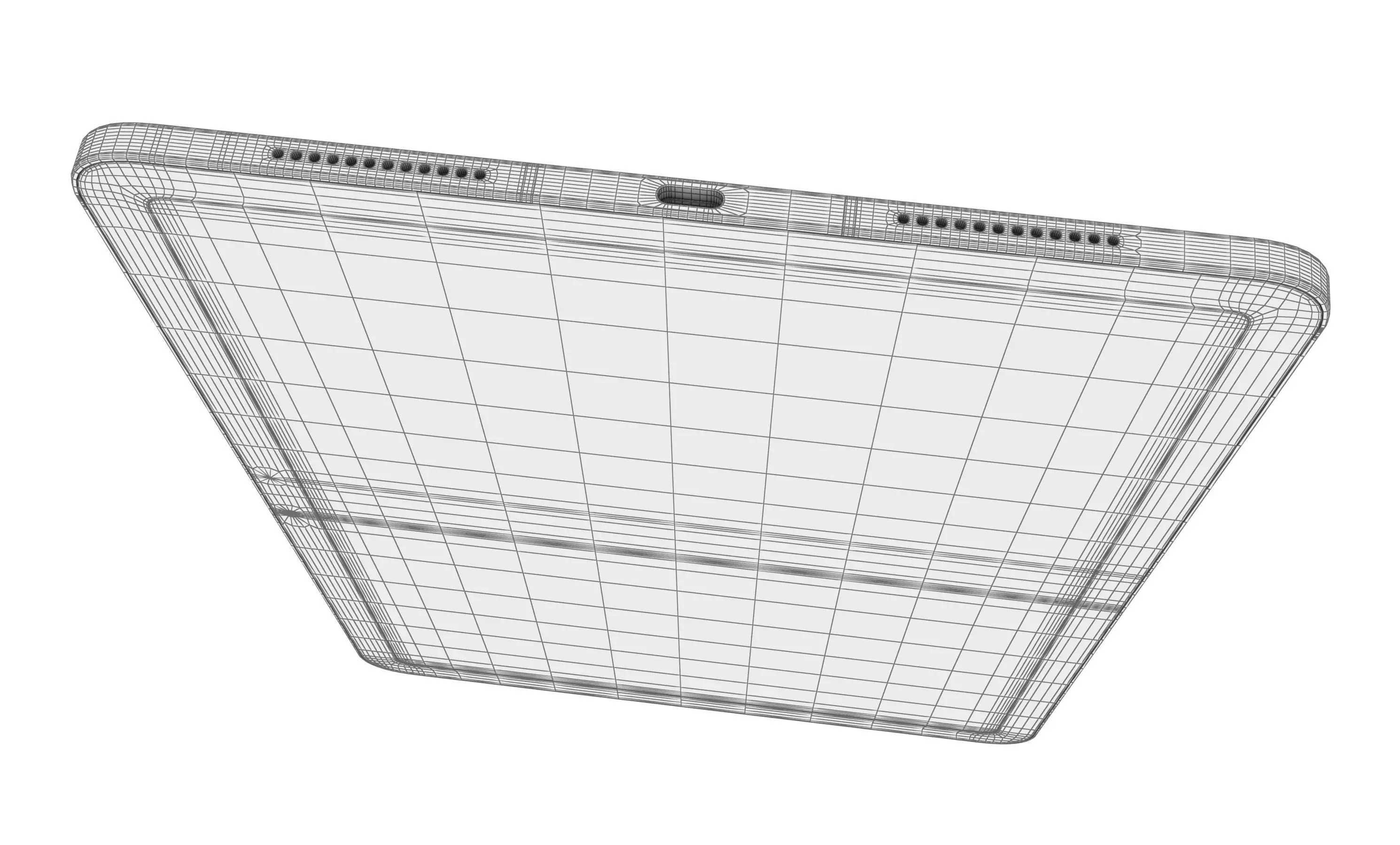 Apple iPad Air 11 2025 Purple HIGH Poly 3D model_15