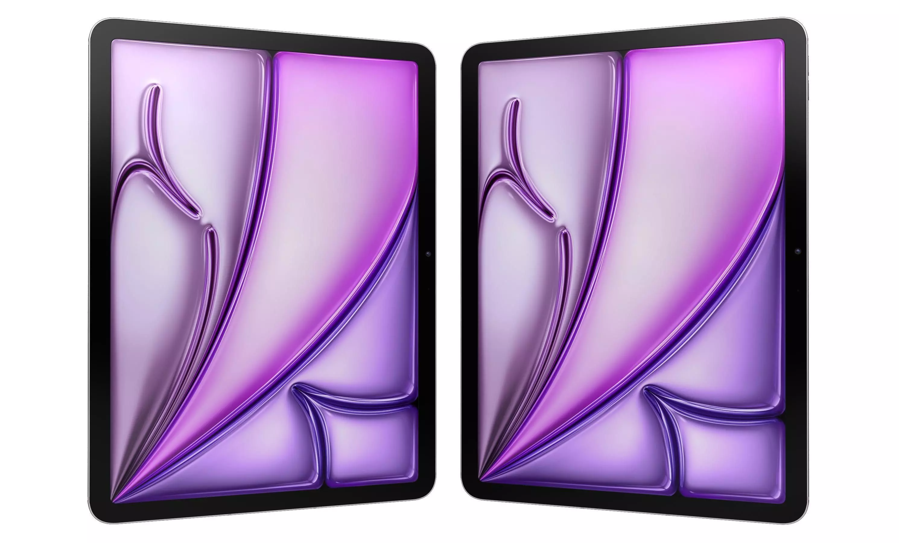 Apple iPad Air 11 2025 Purple HIGH Poly 3D model_10