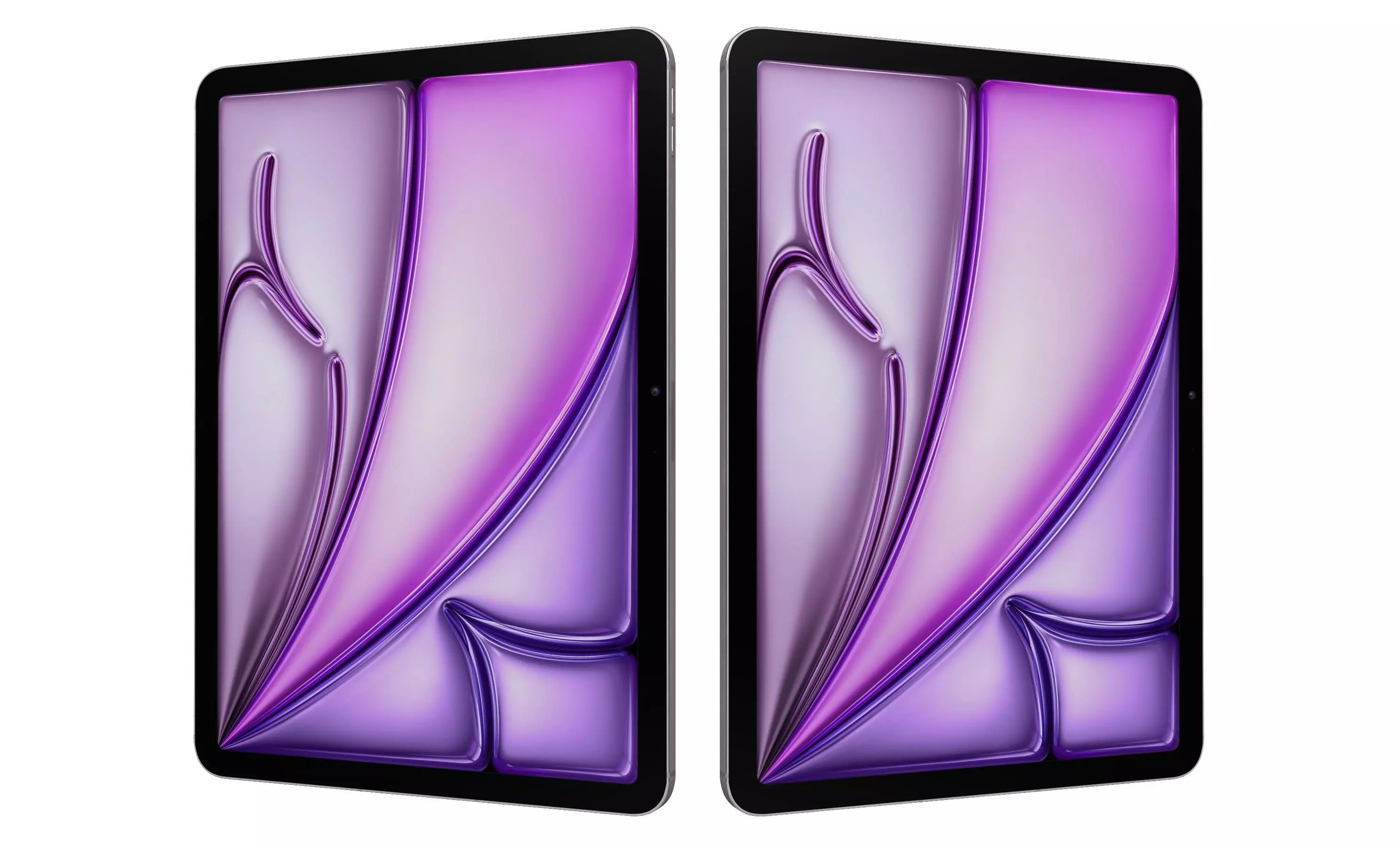 Apple iPad Air 11 2025 Purple HIGH Poly 3D model_21