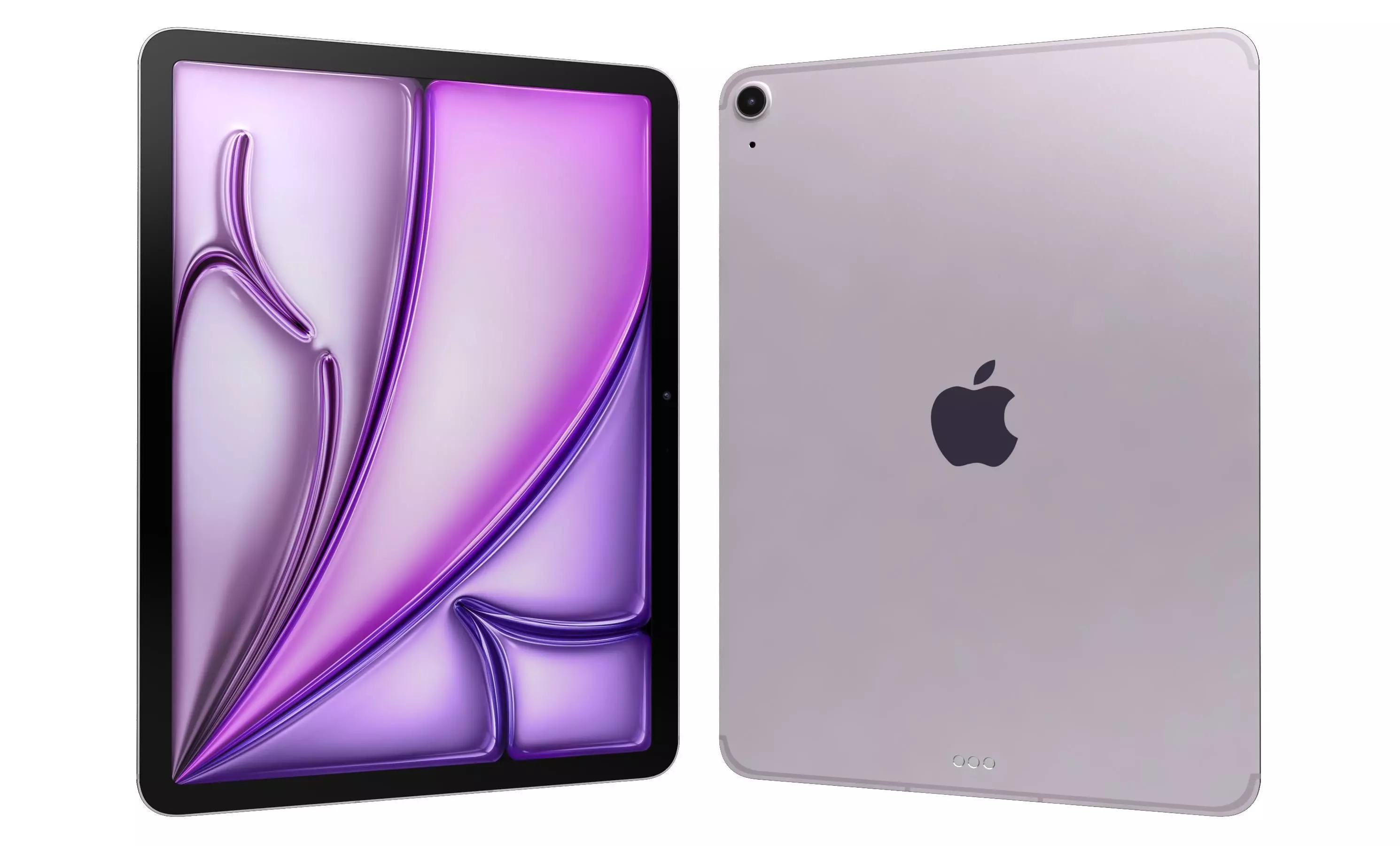 Apple iPad Air 11 2025 Purple HIGH Poly 3D model_17