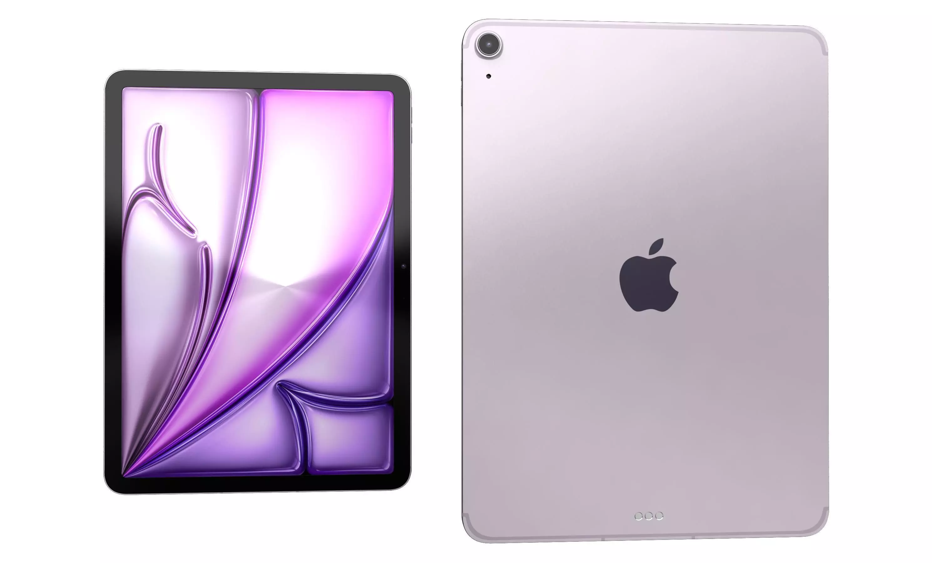 Apple iPad Air 11 2025 Purple HIGH Poly 3D model_1