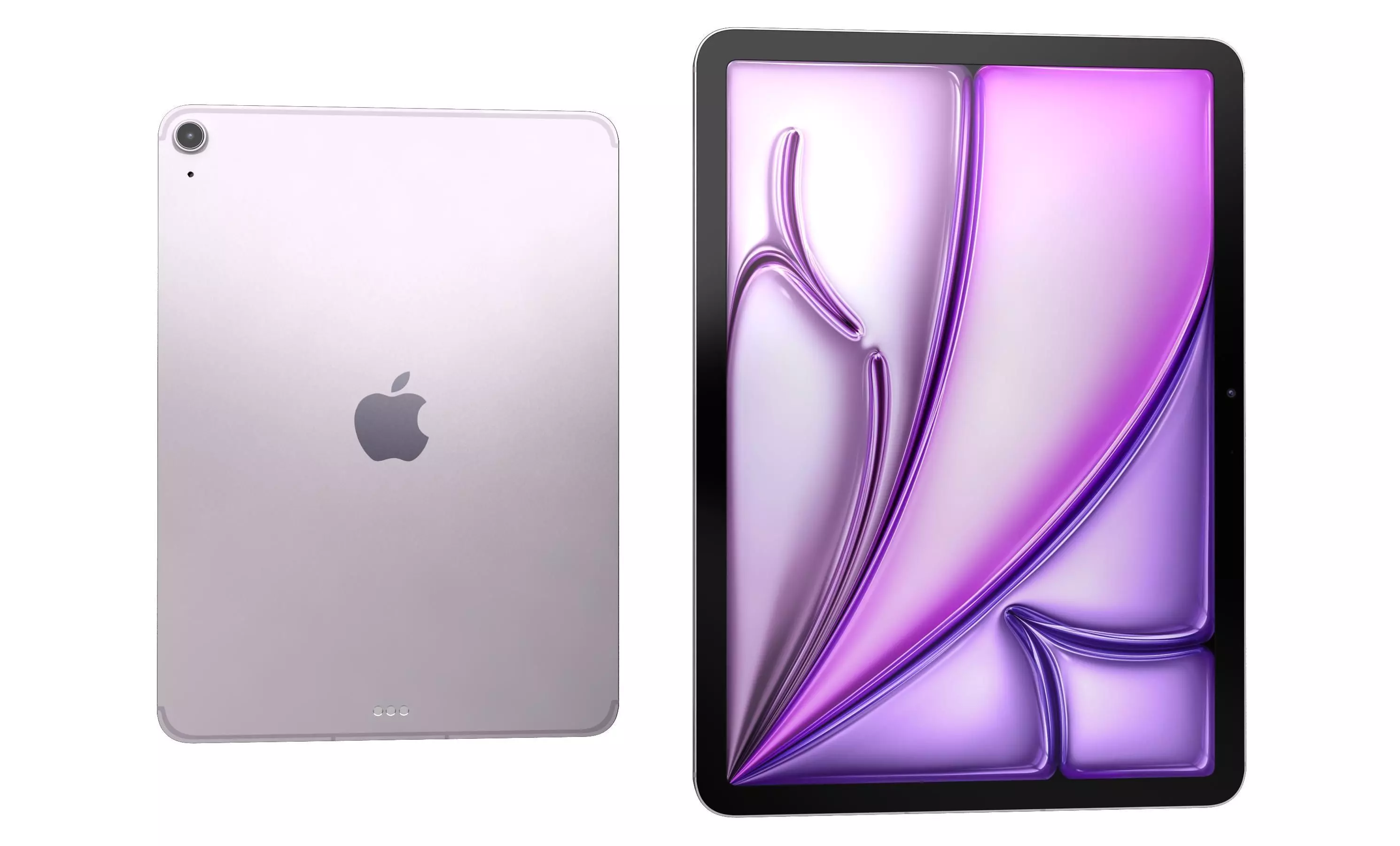 Apple iPad Air 11 2025 Purple HIGH Poly 3D model_25