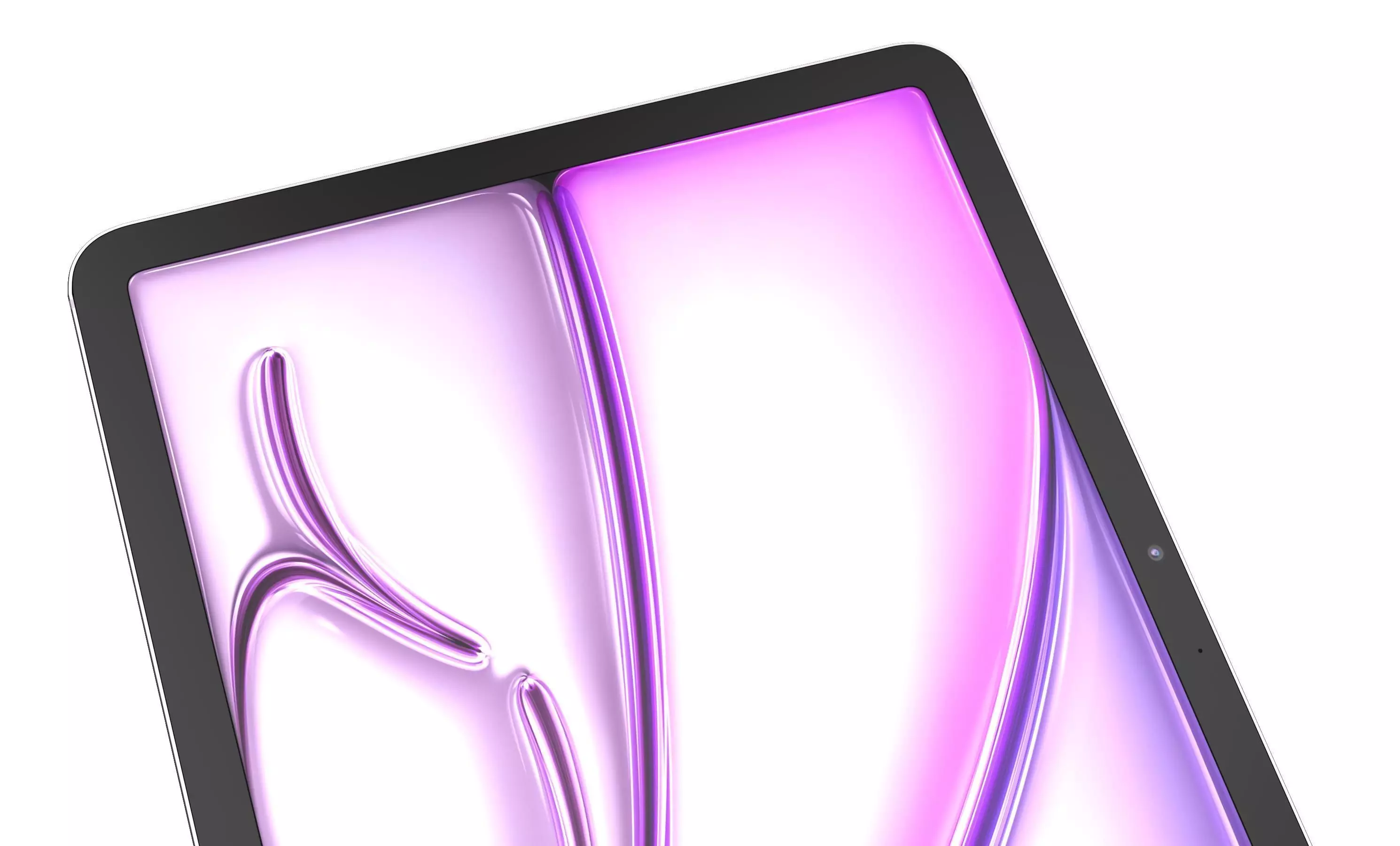 Apple iPad Air 11 2025 Purple HIGH Poly 3D model_8