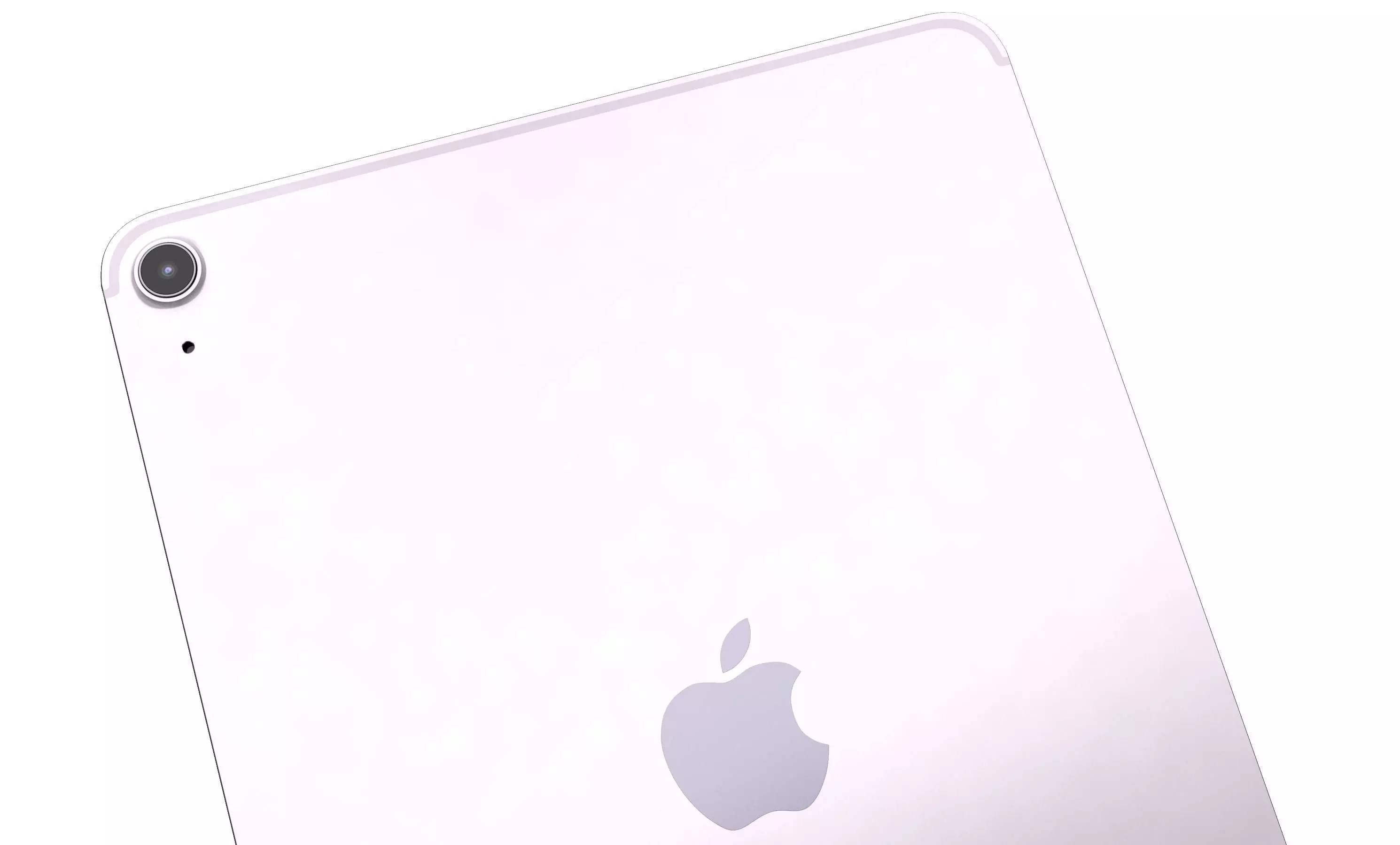 Apple iPad Air 11 2025 Purple HIGH Poly 3D model_9