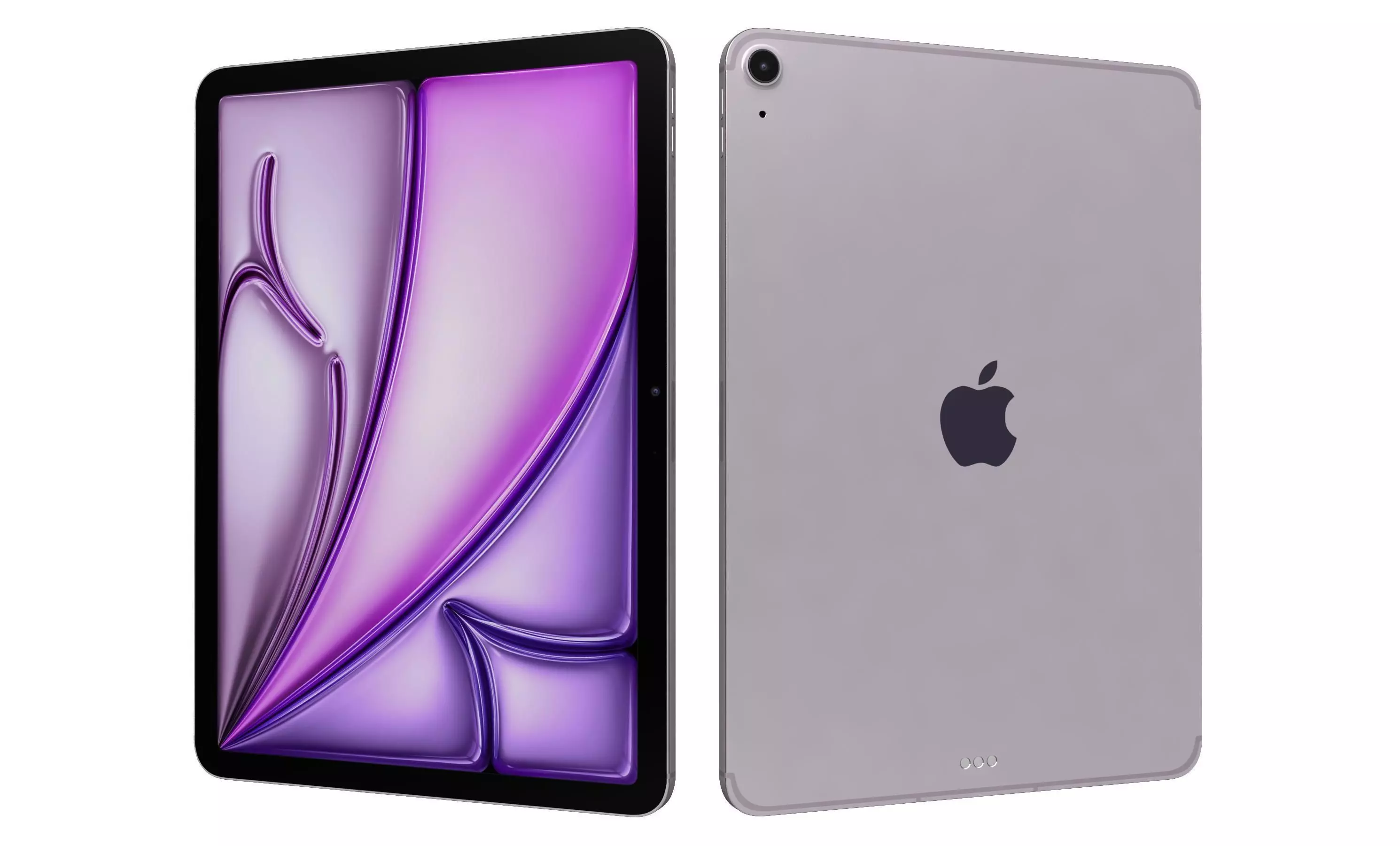 Apple iPad Air 11 2025 Purple HIGH Poly 3D model_22