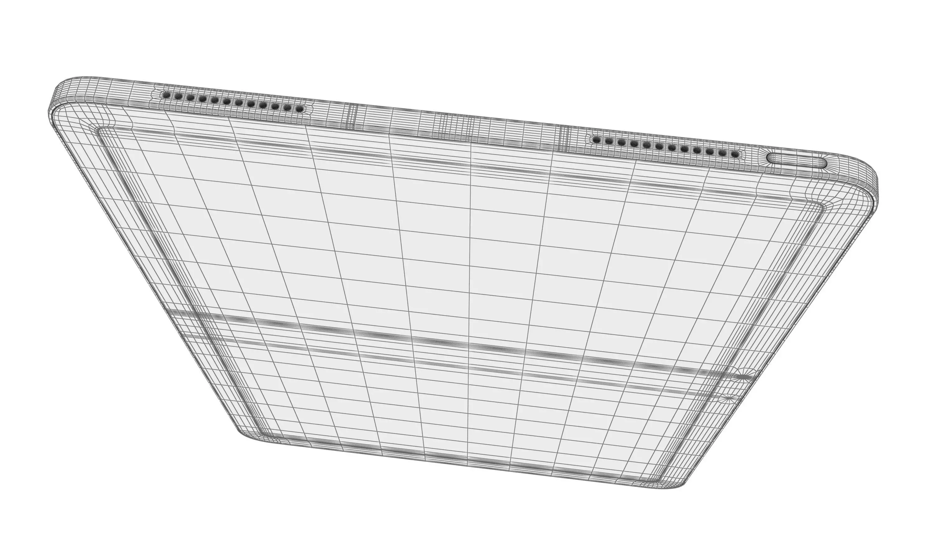 Apple iPad Air 11 2025 Purple HIGH Poly 3D model_13