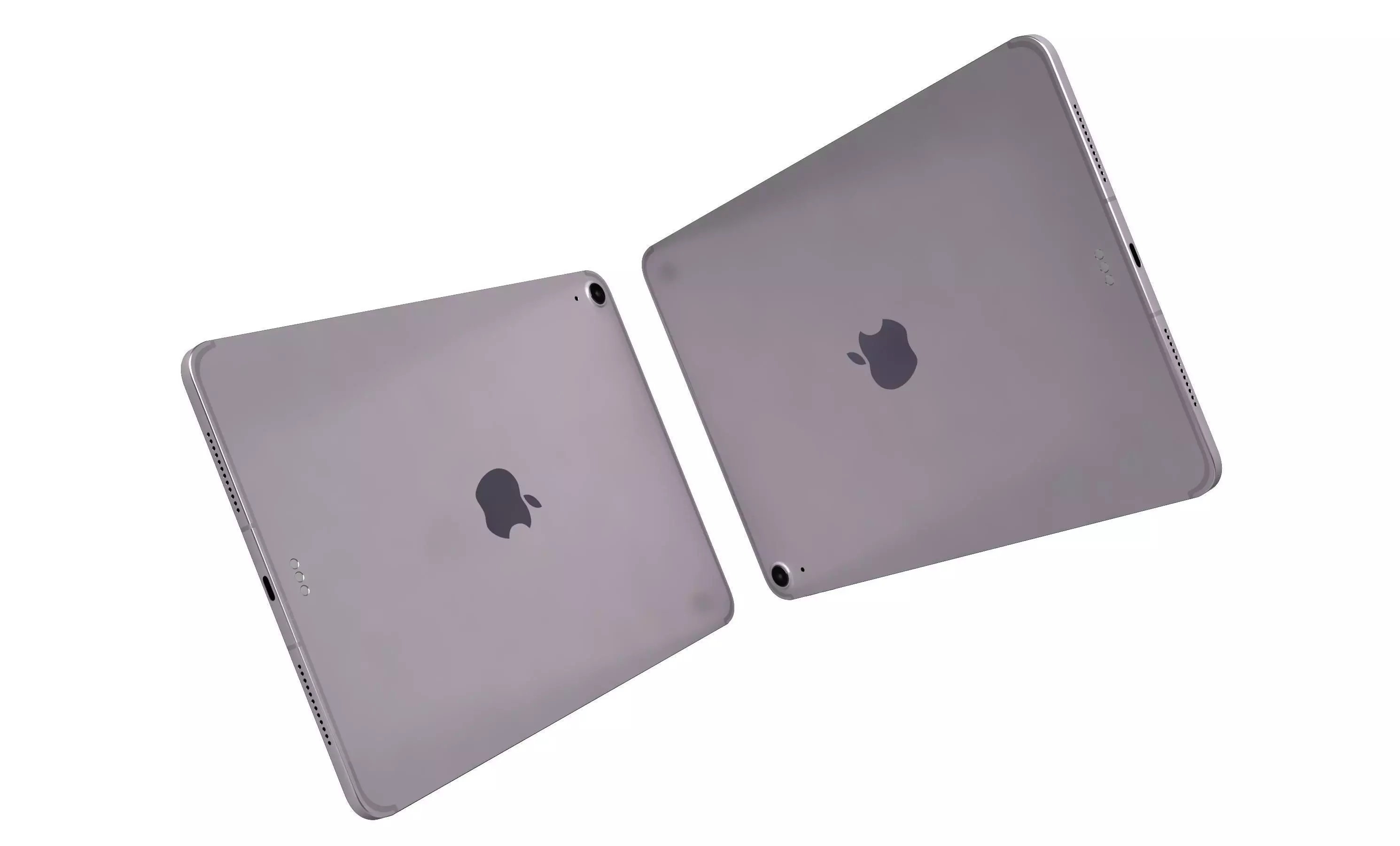 Apple iPad Air 11 2025 Purple HIGH Poly 3D model_4