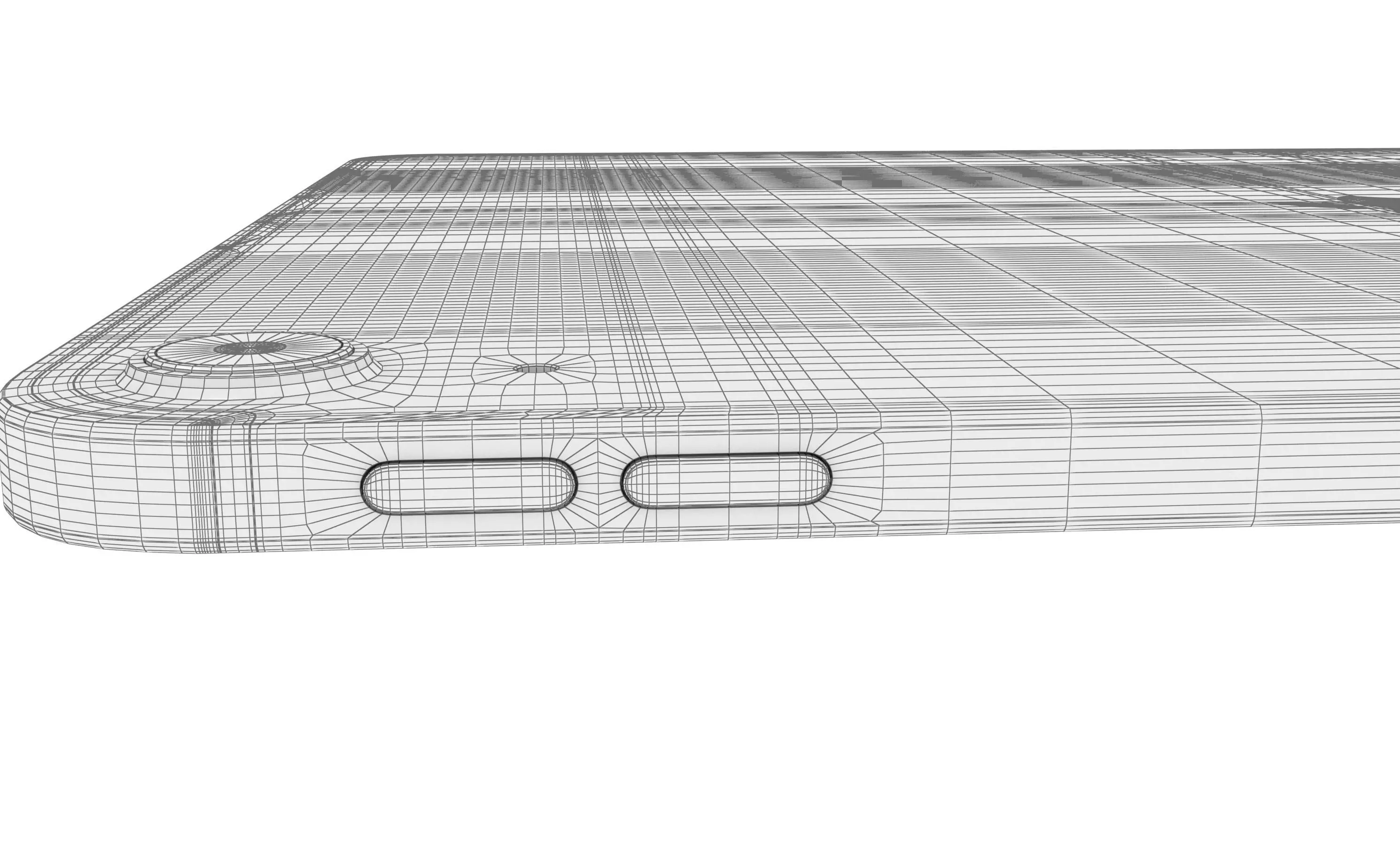 Apple iPad Air 11 2025 Purple HIGH Poly 3D model_18