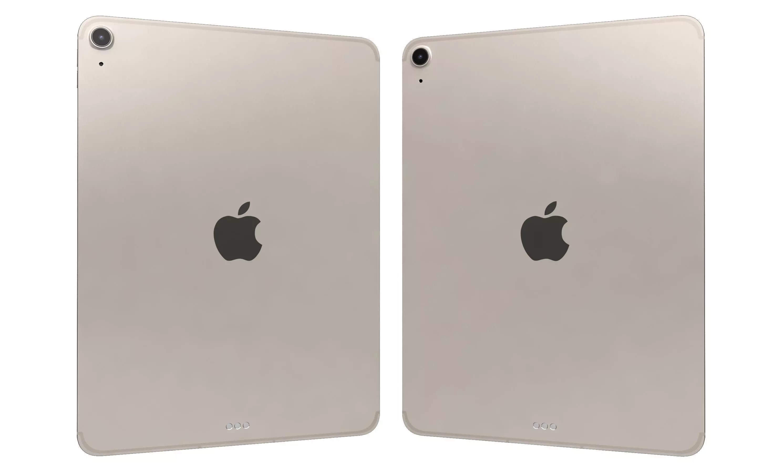Apple iPad Air 11 2025 Starlight High poly 3D model_20
