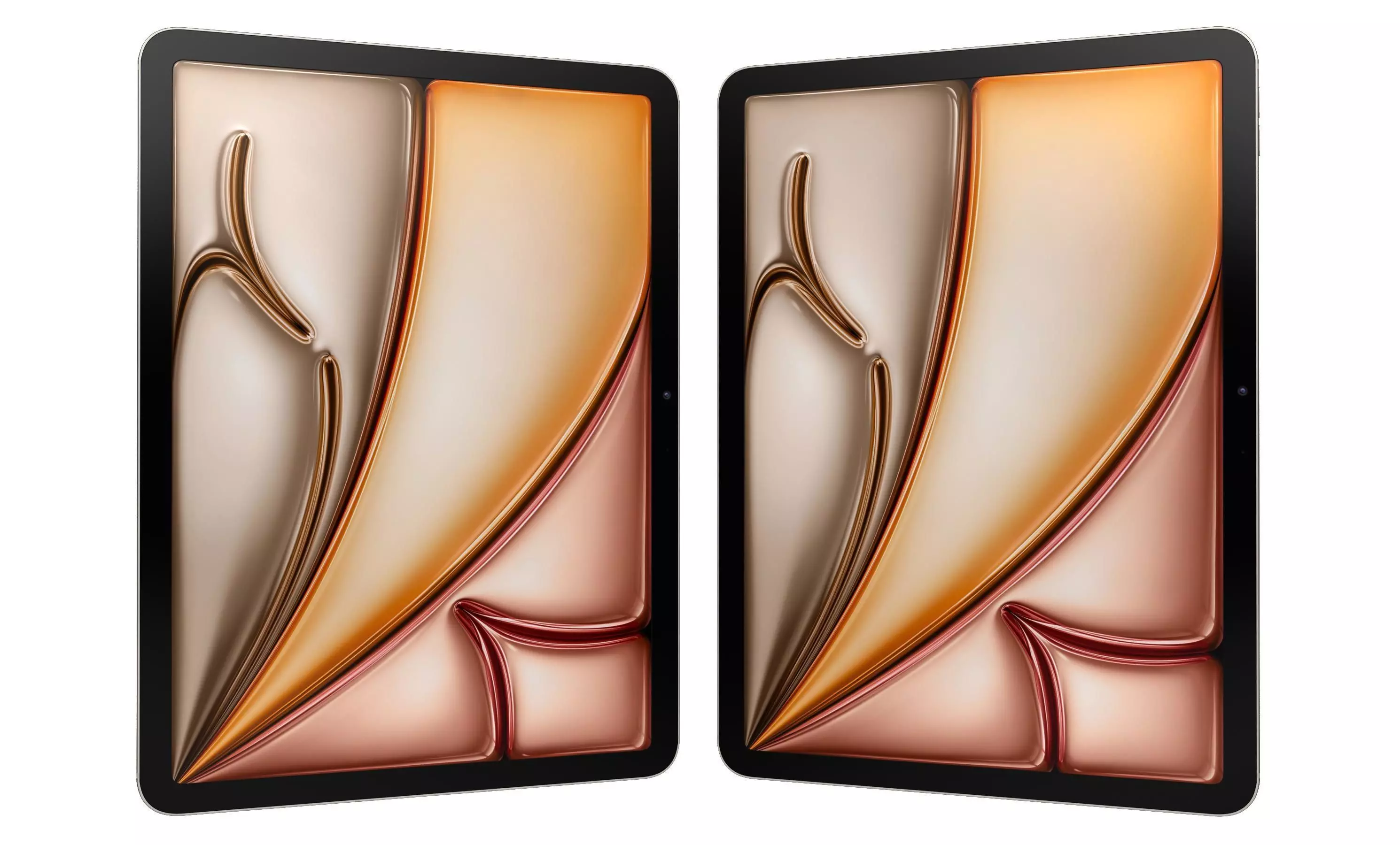 Apple iPad Air 11 2025 Starlight High poly 3D model_10