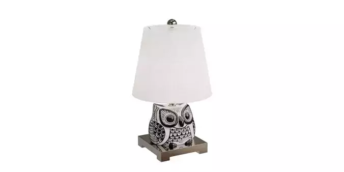 Owl Ceramic Mini LED Table Lamp