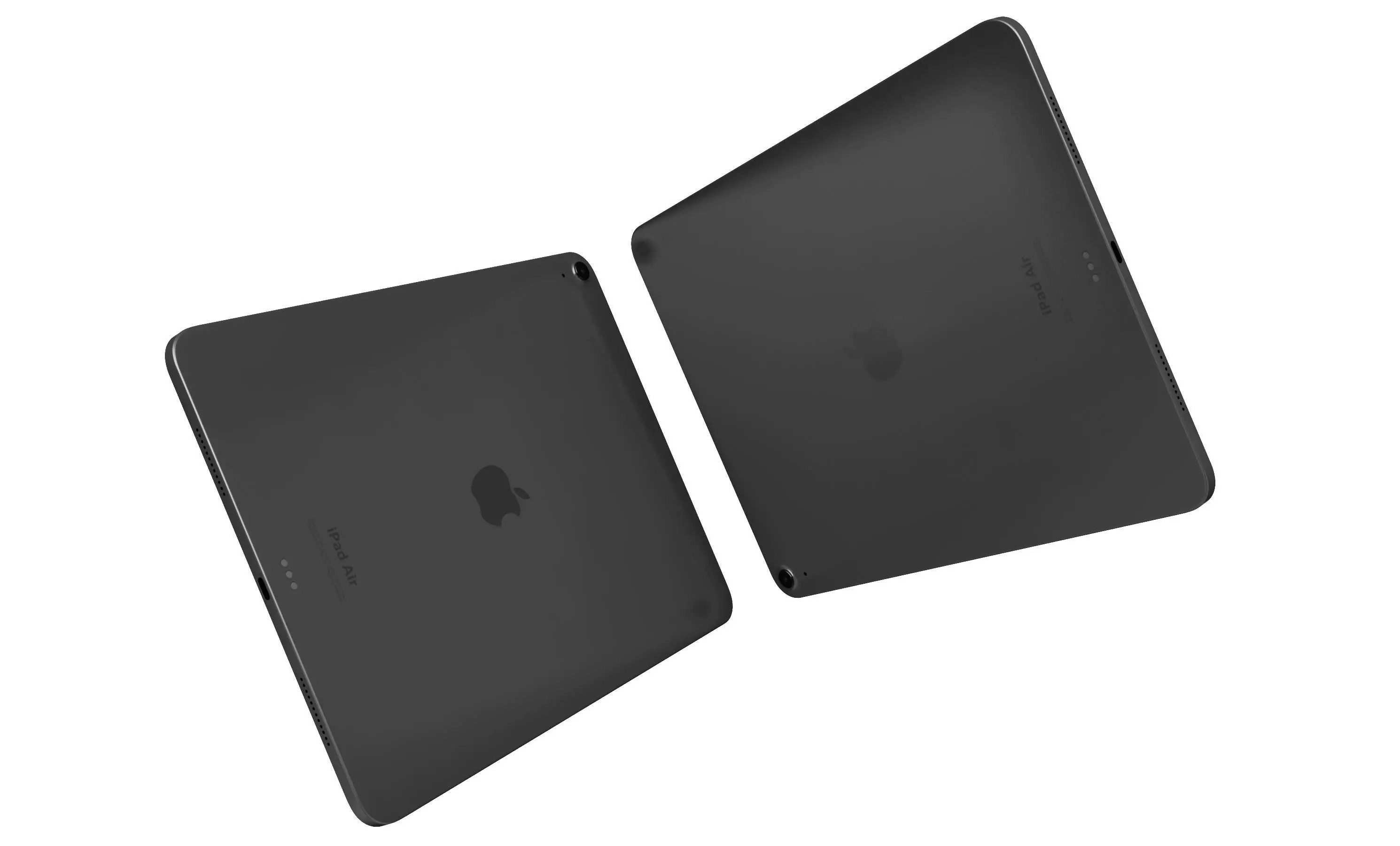 Apple iPad Air 13 2024 Black High Poly 3D model_4