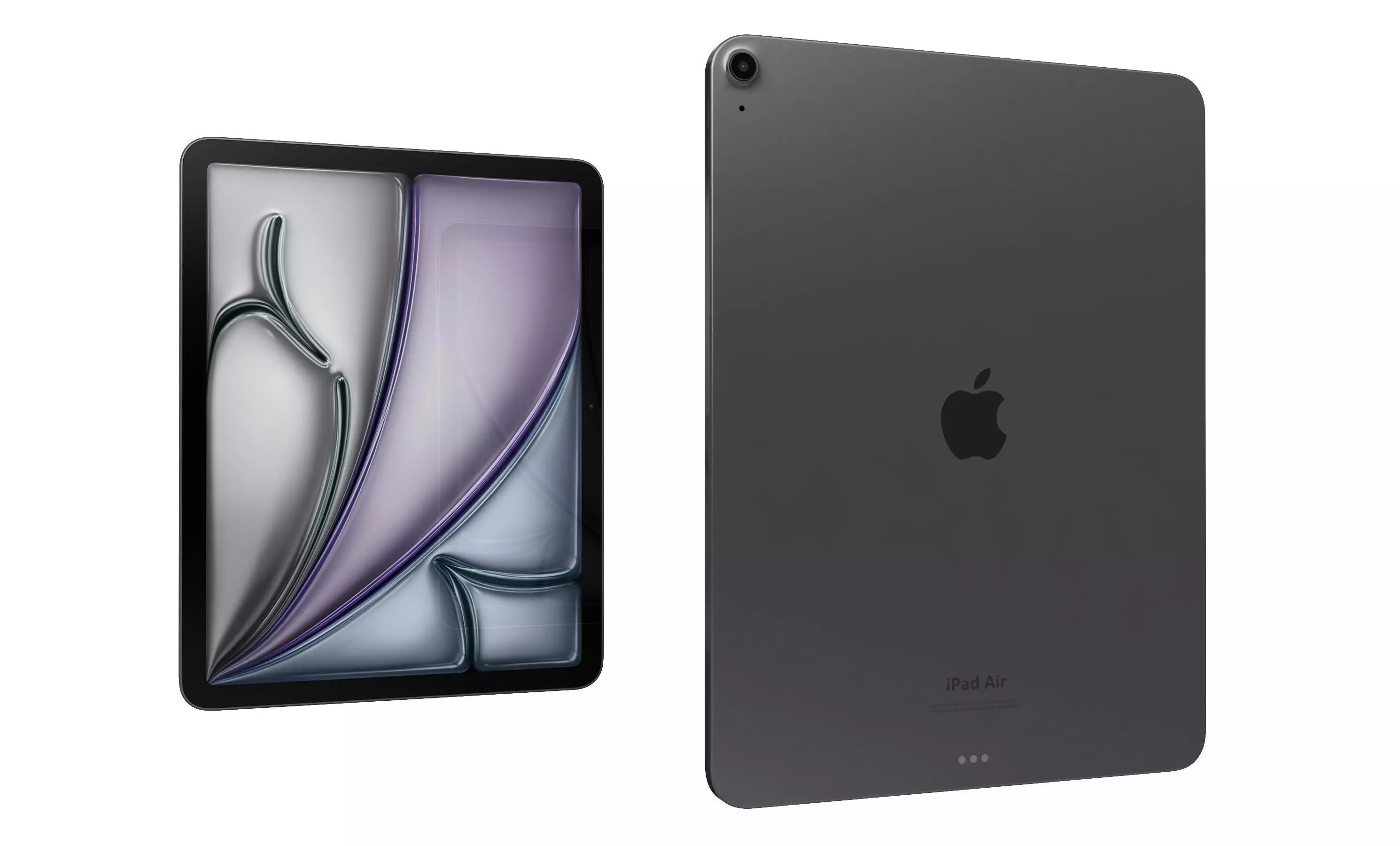 Apple iPad Air 13 2024 Black High Poly 3D model_1