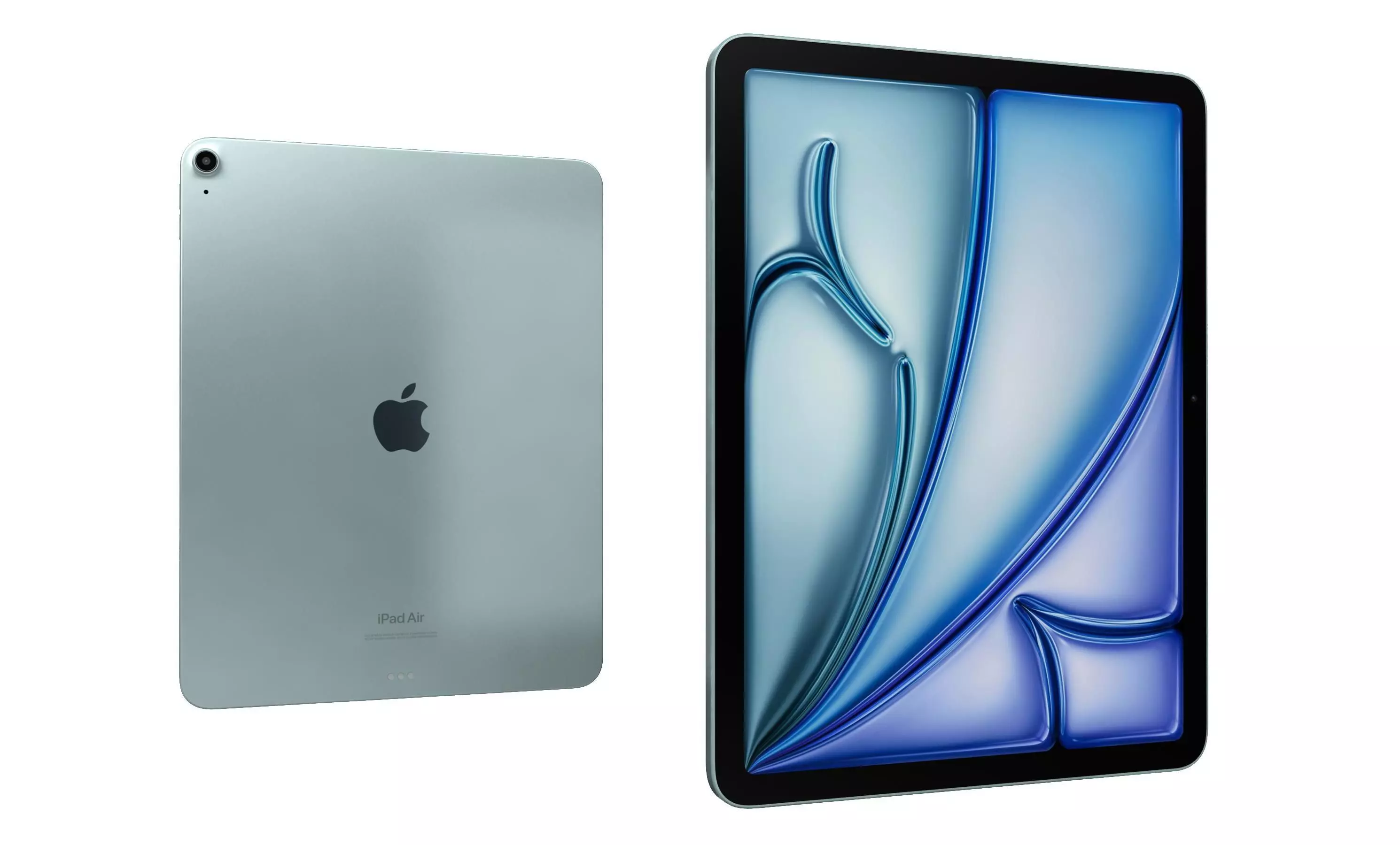 Apple iPad Air 13 2024 Blue High Poly 3D model_29