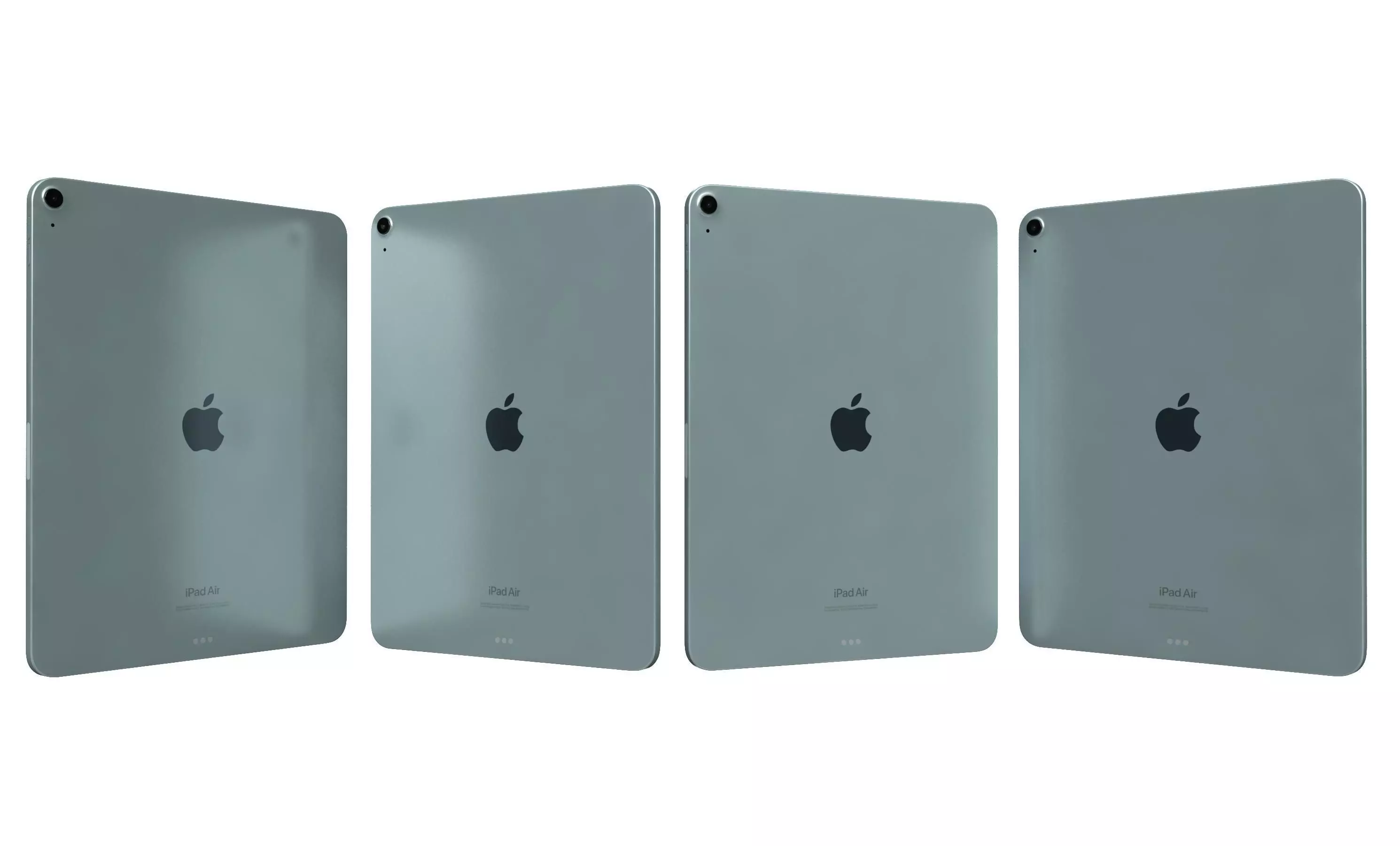 Apple iPad Air 13 2024 Blue High Poly 3D model_24