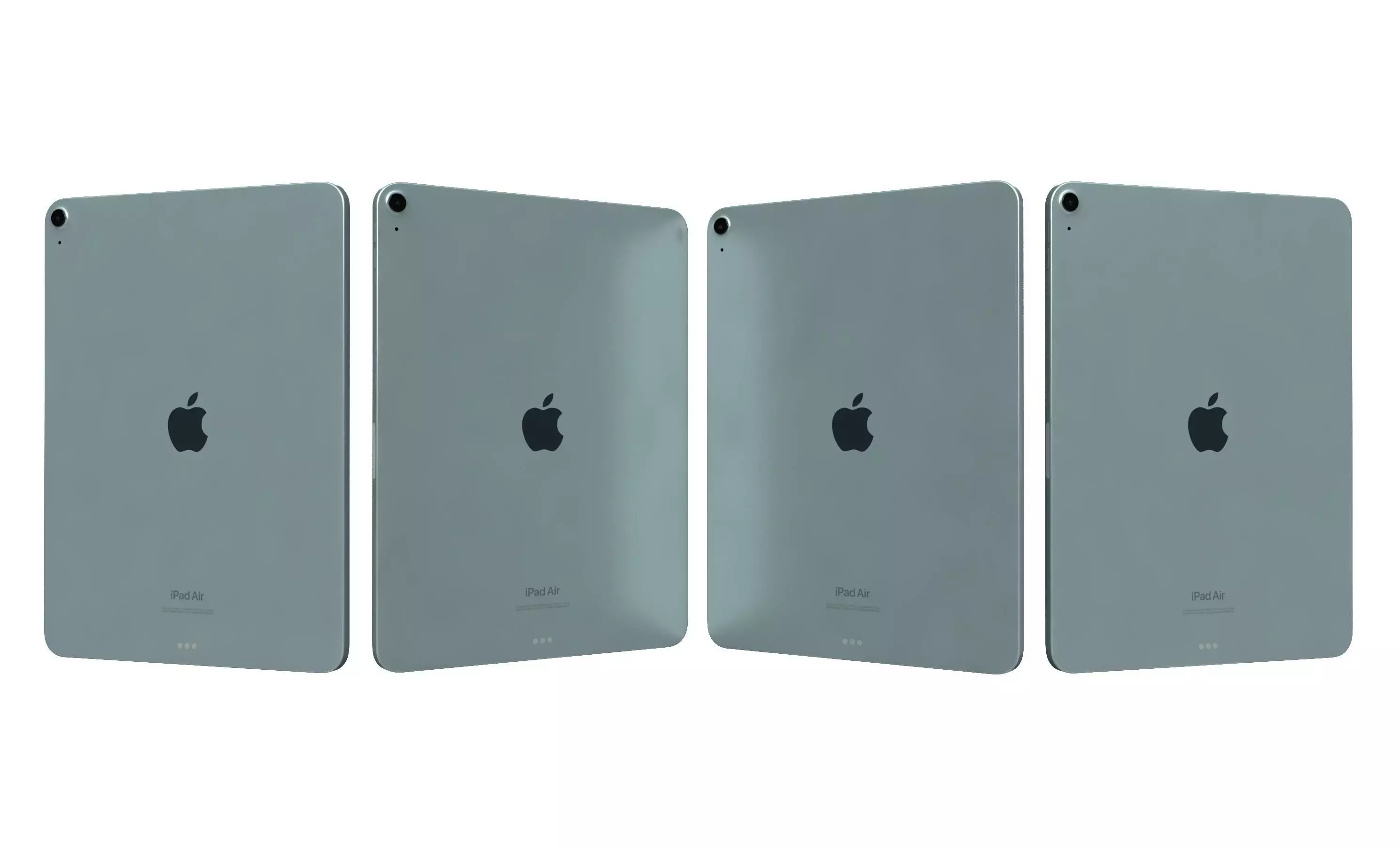 Apple iPad Air 13 2024 Blue High Poly 3D model_26