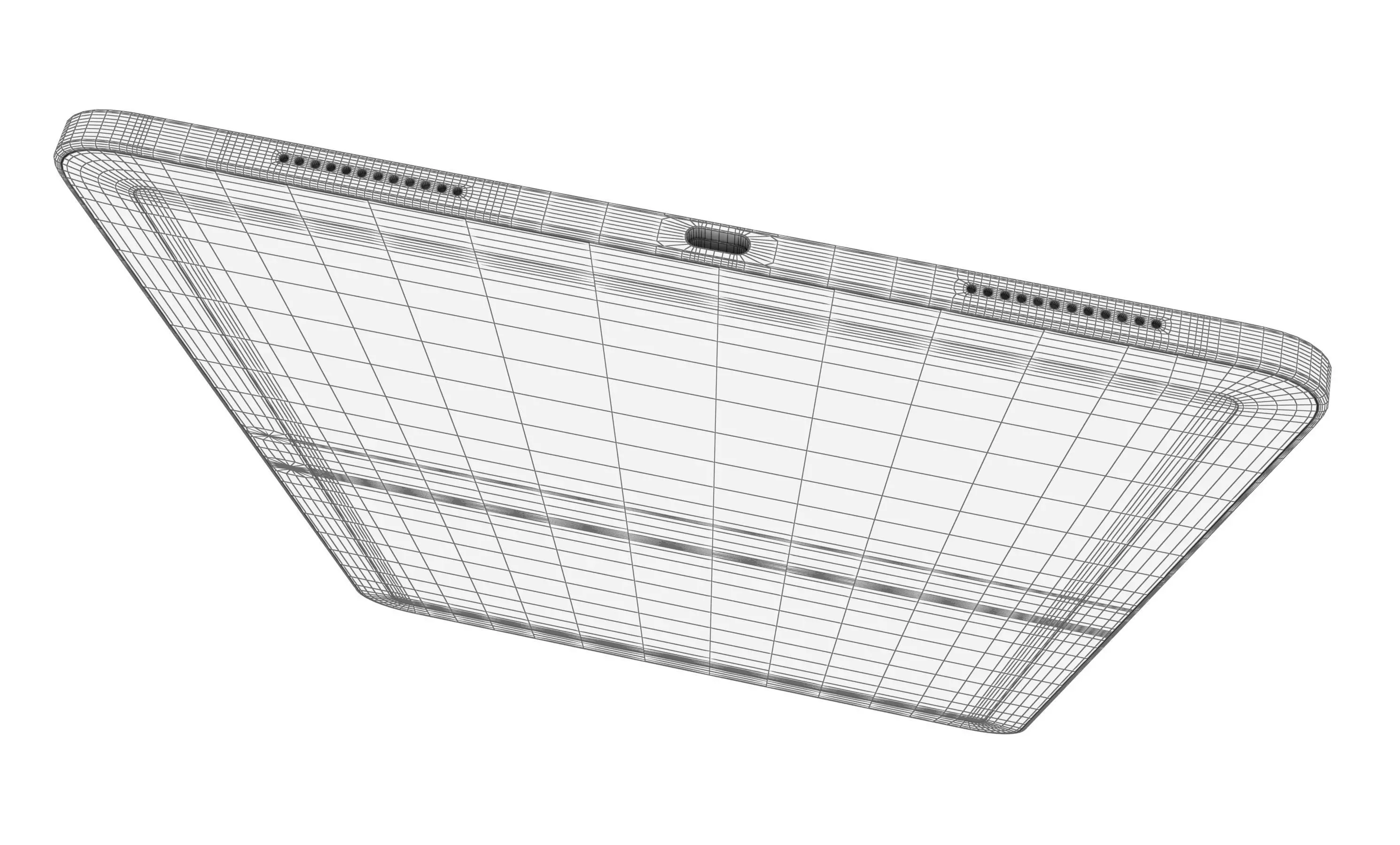 Apple iPad Air 13 2024 Purple High Poly 3D model_15