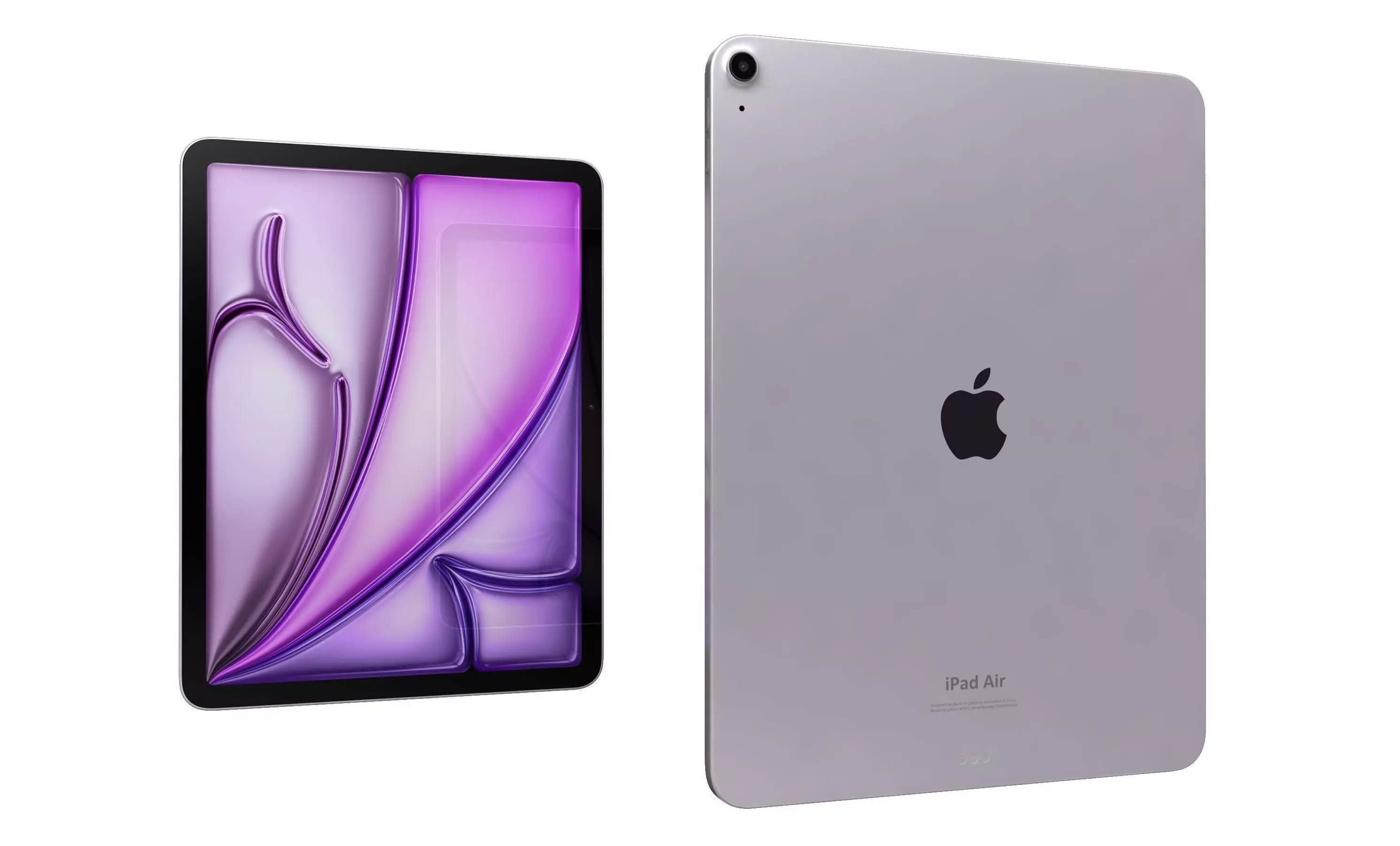 Apple iPad Air 13 2024 Purple High Poly 3D model_1