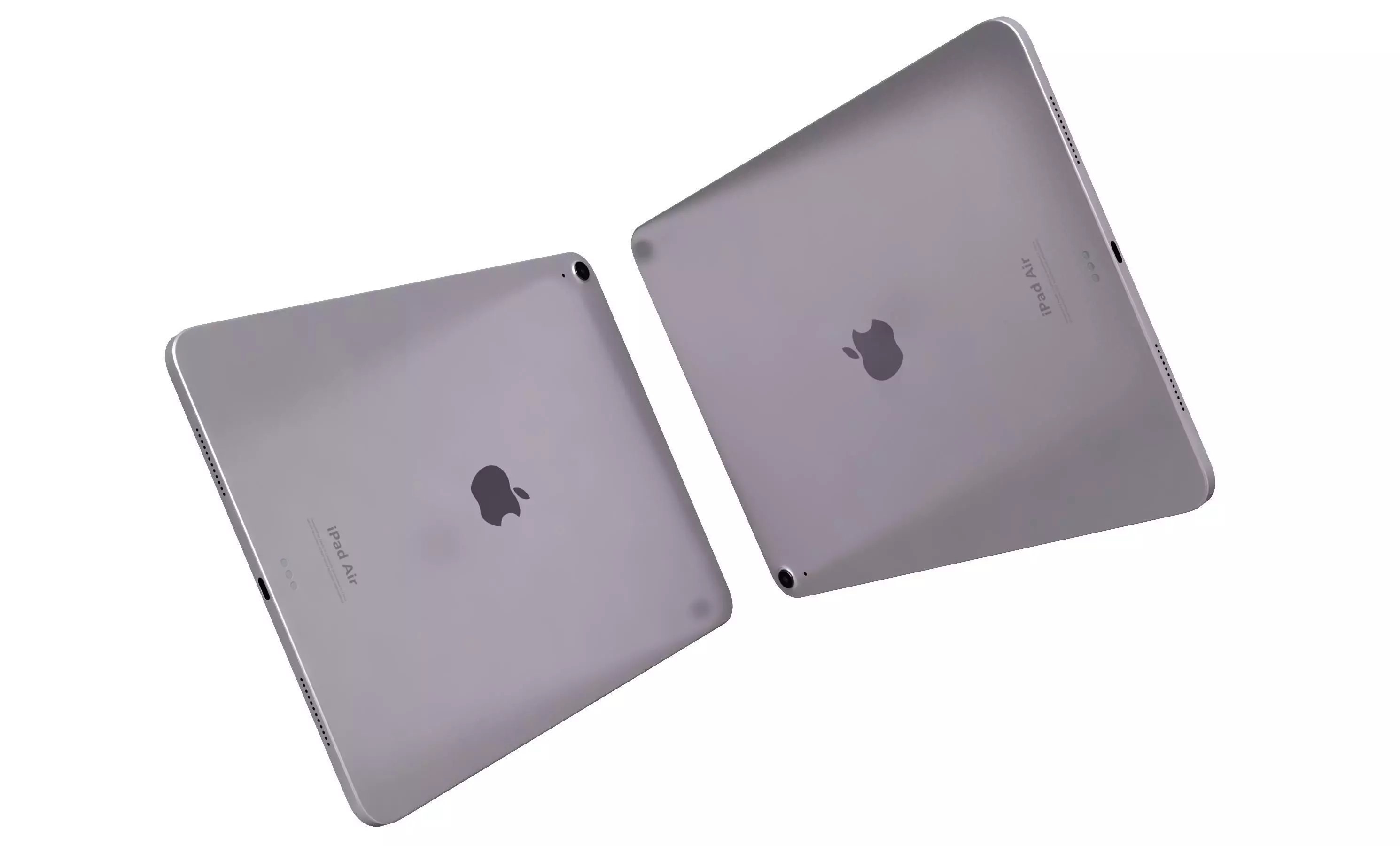 Apple iPad Air 13 2024 Purple High Poly 3D model_4