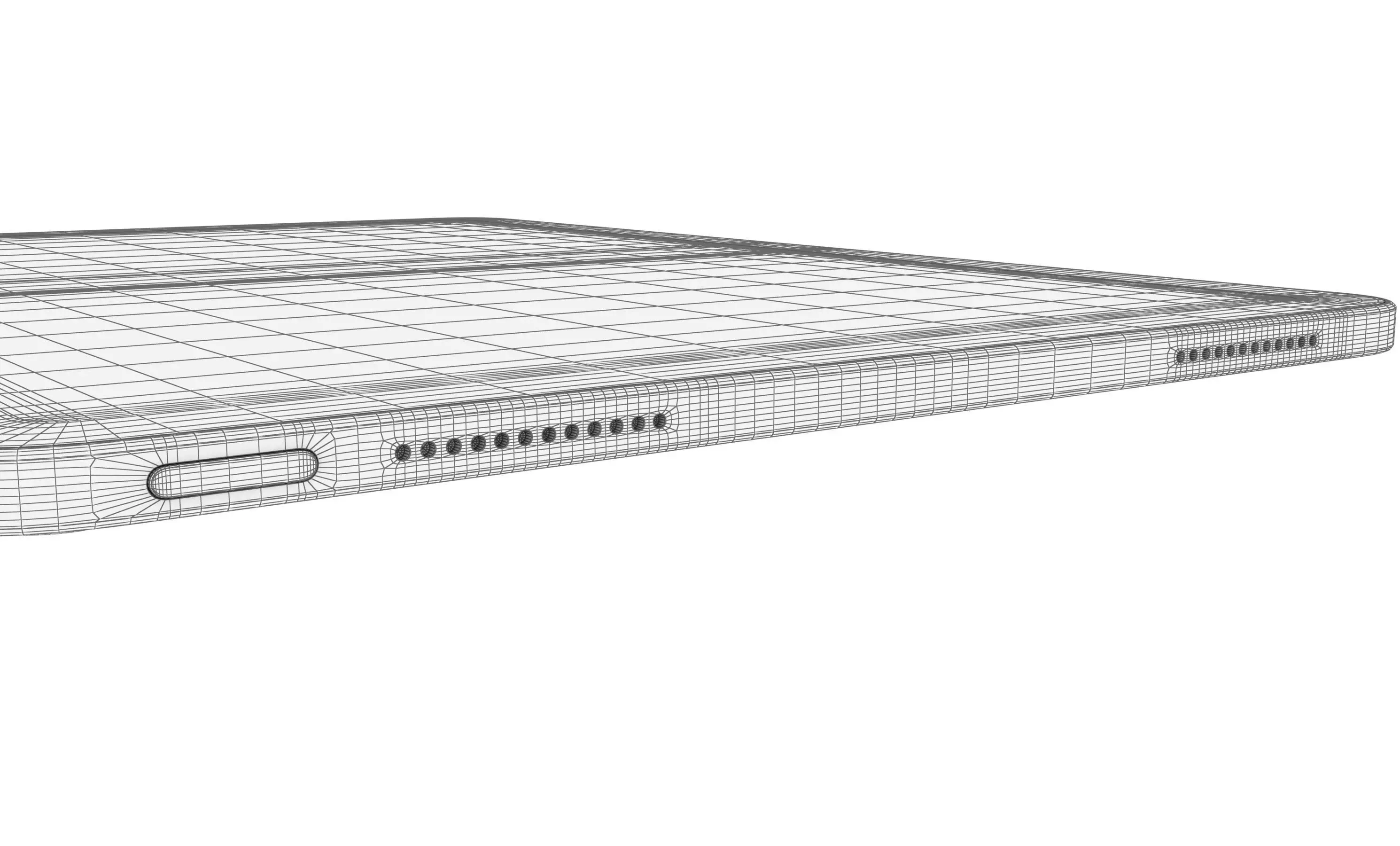 Apple iPad Air 13 2024 Purple High Poly 3D model_20