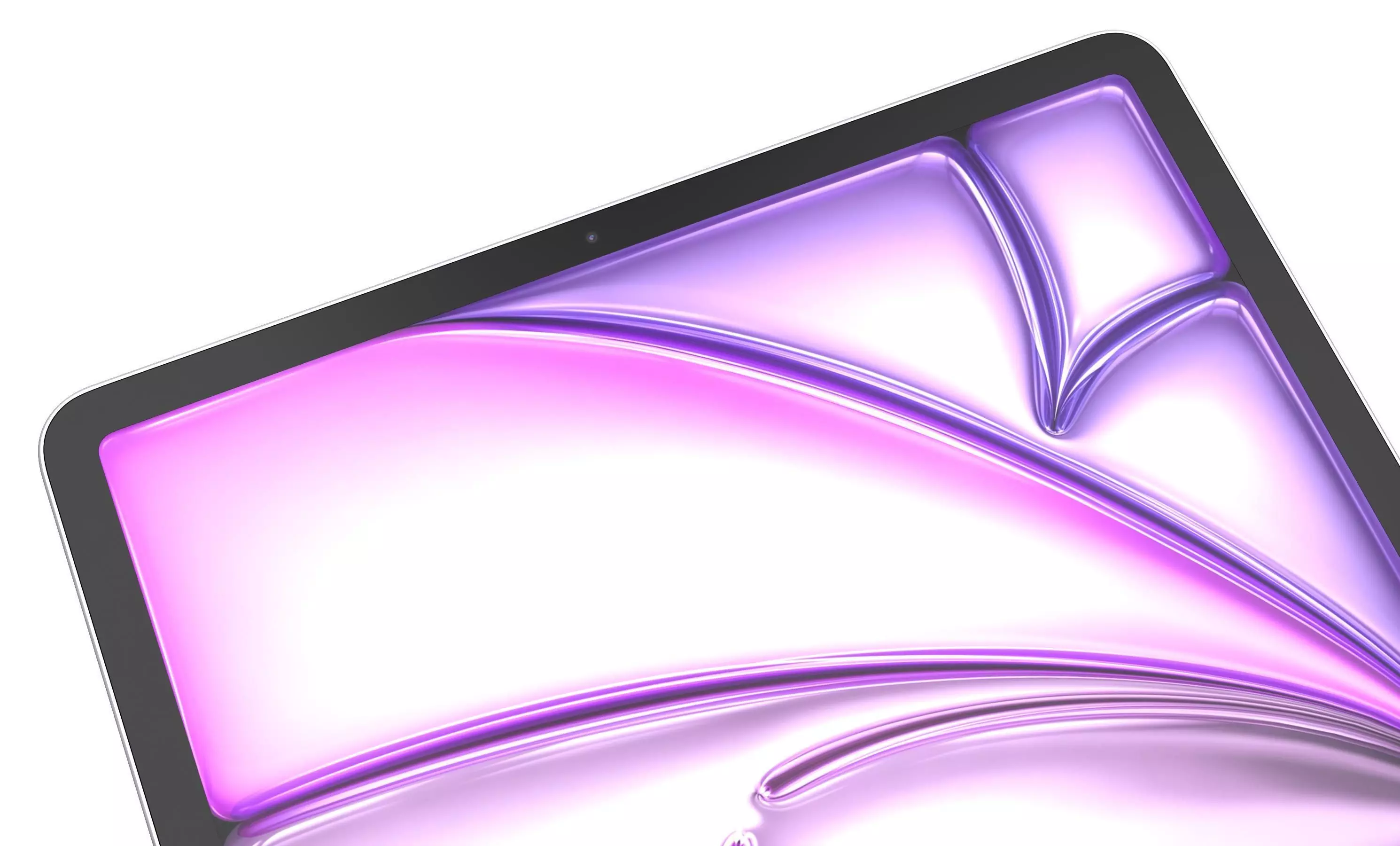 Apple iPad Air 13 2024 Purple High Poly 3D model_8