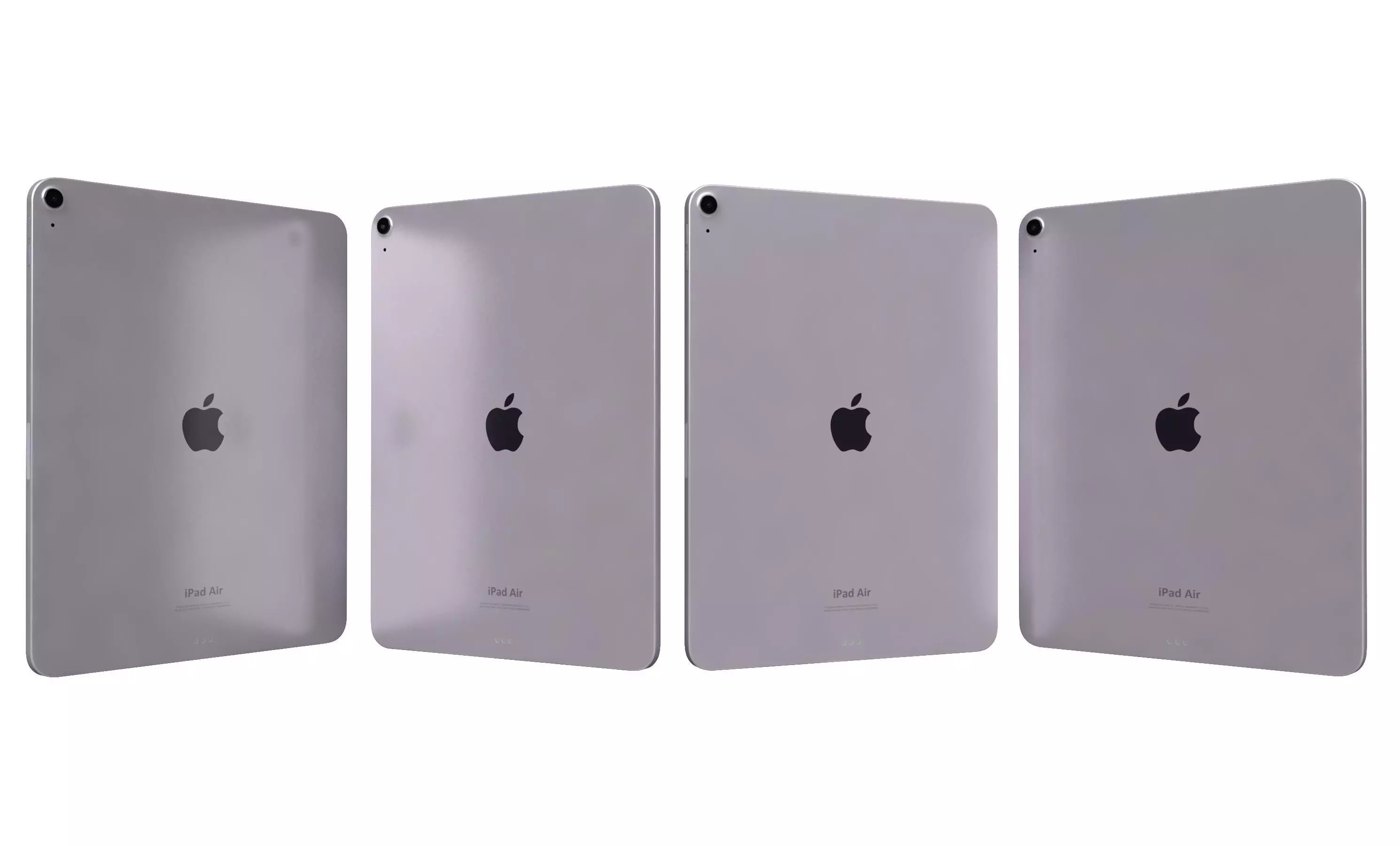 Apple iPad Air 13 2024 Purple High Poly 3D model_24