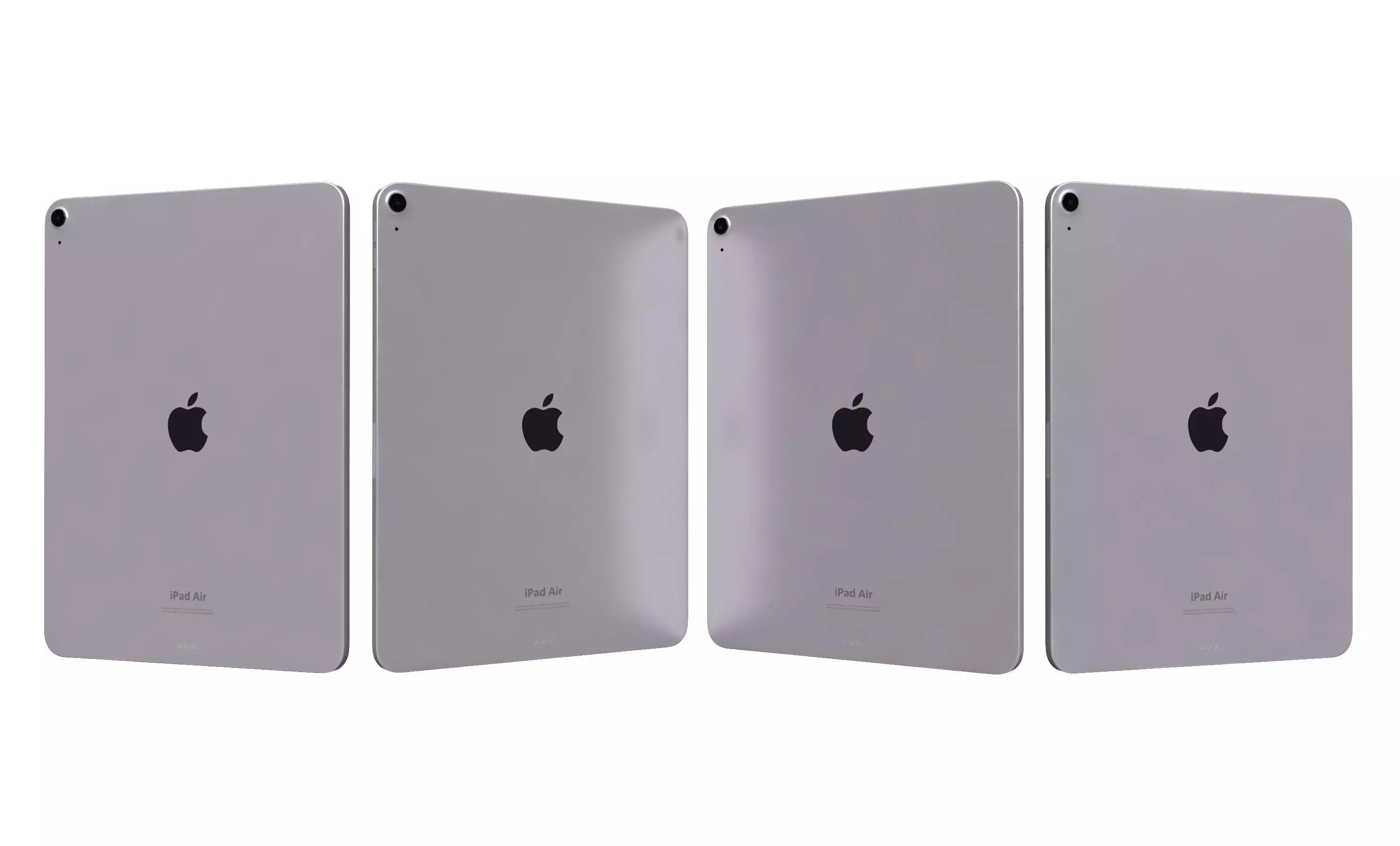 Apple iPad Air 13 2024 Purple High Poly 3D model_26