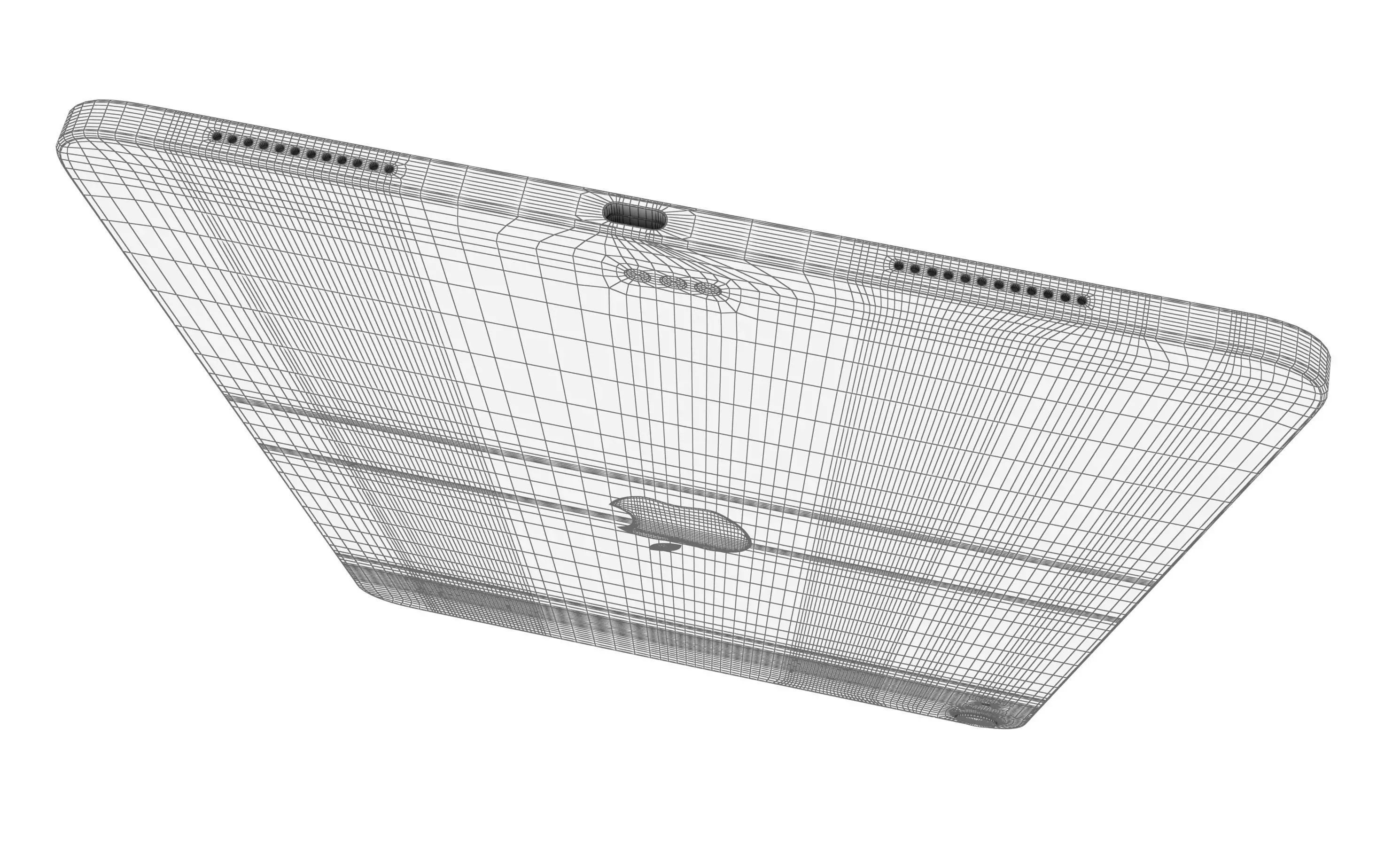 Apple iPad Air 13 2024 Purple High Poly 3D model_16