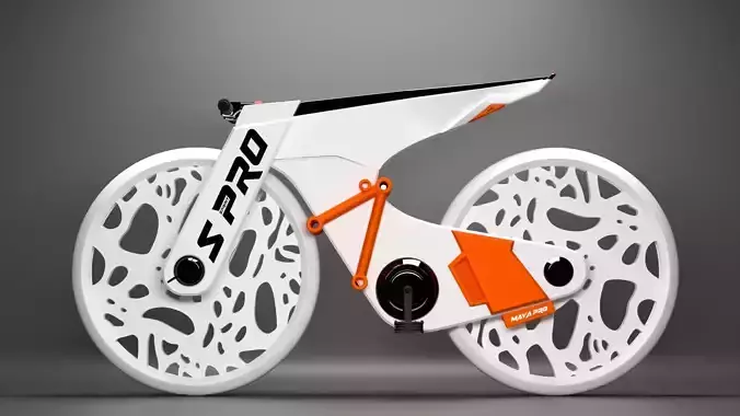 Futuristic Bicycle 3D model Futuristic Bicycle 3D model