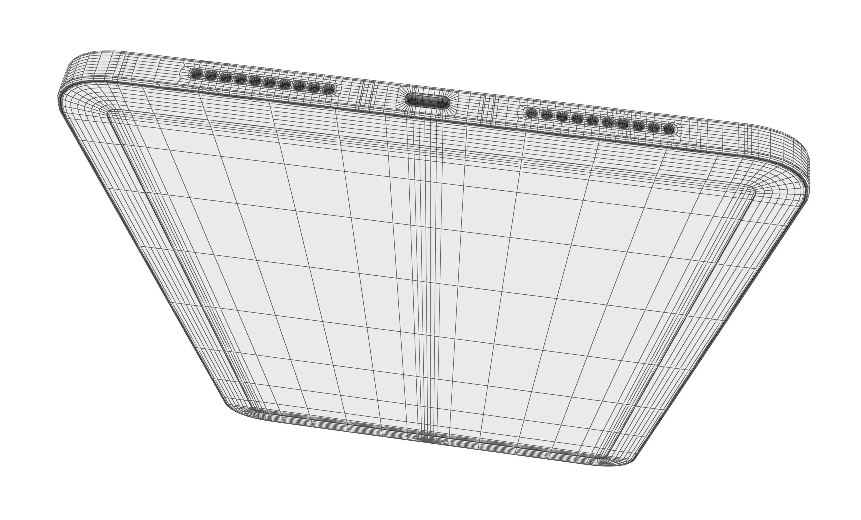 Apple iPad Mini 2024 Blue High Poly 3D model_15