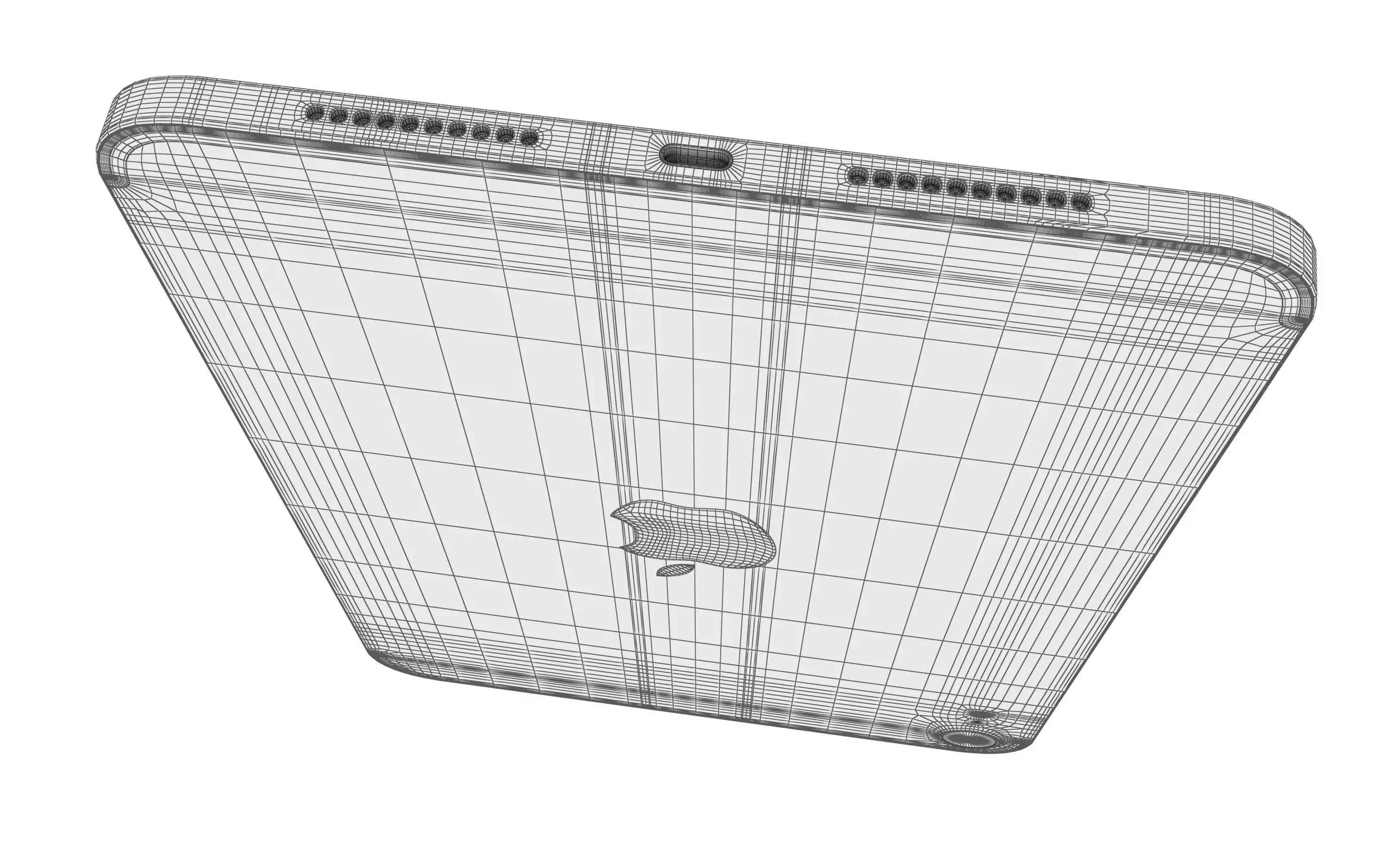 Apple iPad Mini 2024 Purple High Poly 3D model_16