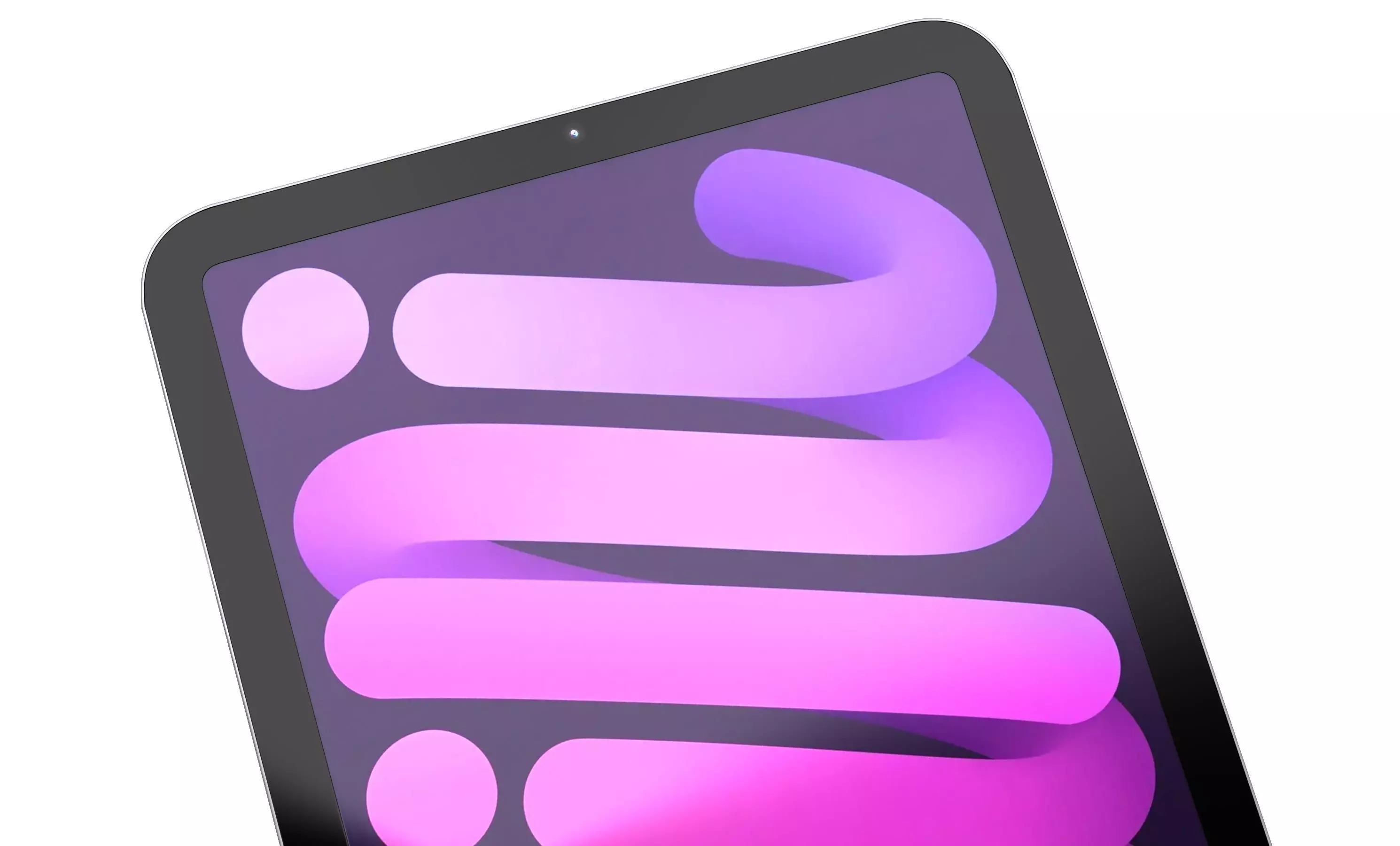 Apple iPad Mini 2024 Purple High Poly 3D model_8