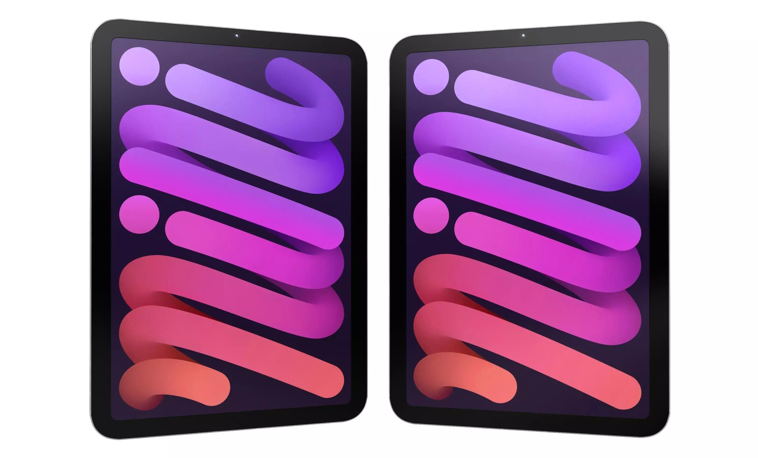 Apple iPad Mini 2024 Purple High Poly 3D model_10