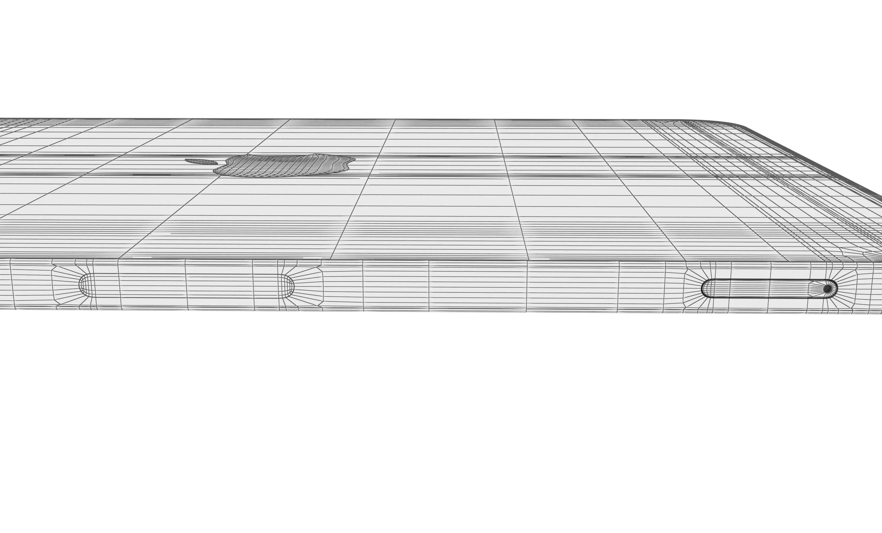 Apple iPad Mini 2024 Purple High Poly 3D model_22