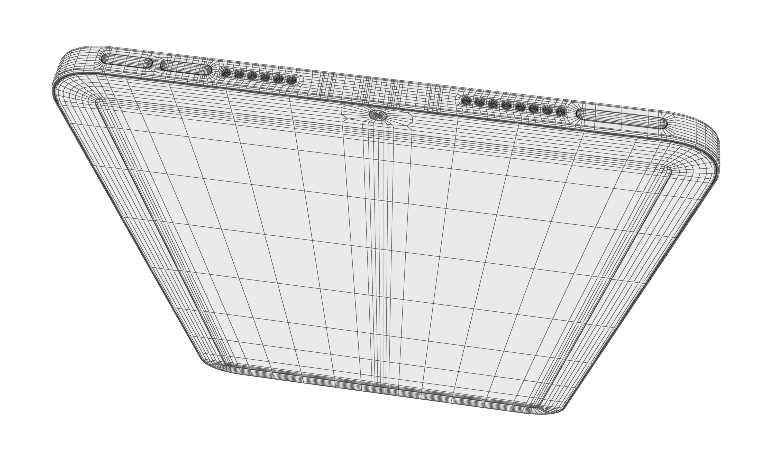 Apple iPad Mini 2024 Purple High Poly 3D model_13