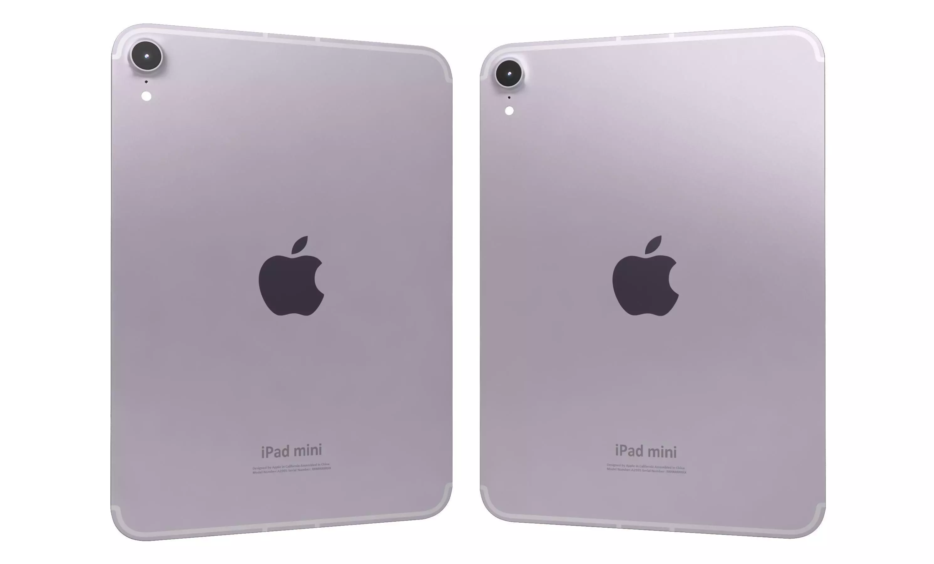 Apple iPad Mini 2024 Purple High Poly 3D model_24