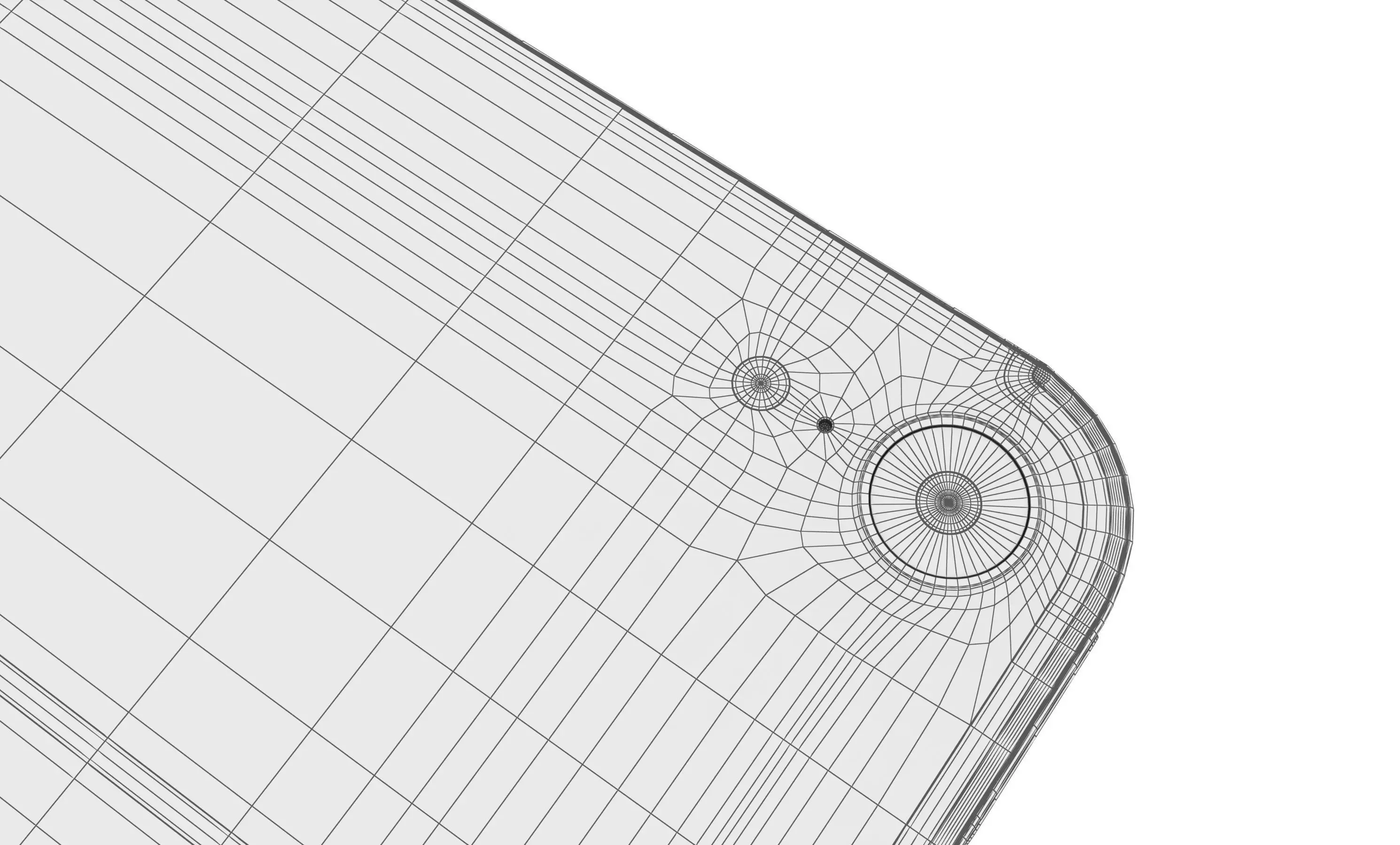 Apple iPad Mini 2024 Purple High Poly 3D model_21