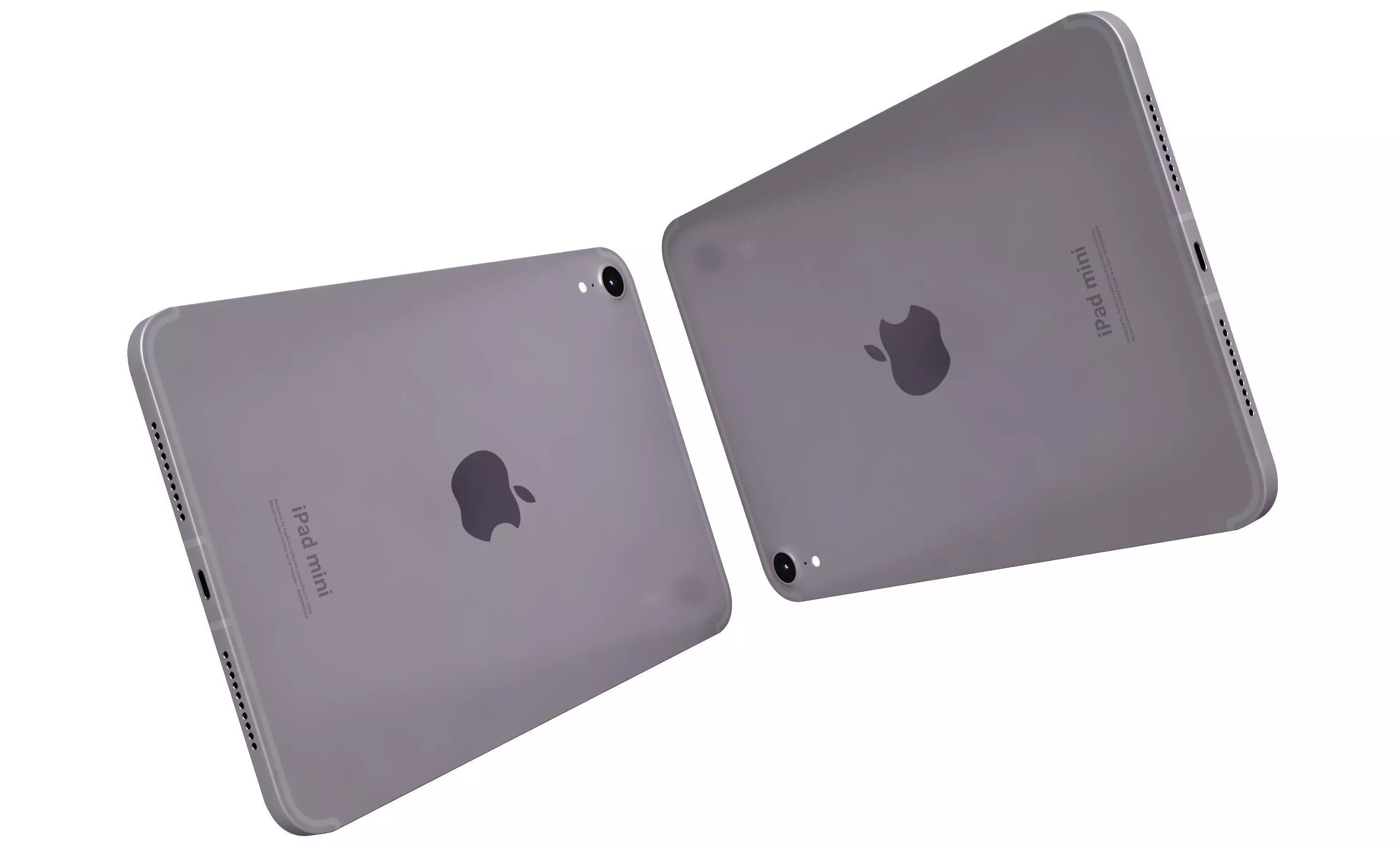 Apple iPad Mini 2024 Purple High Poly 3D model_4