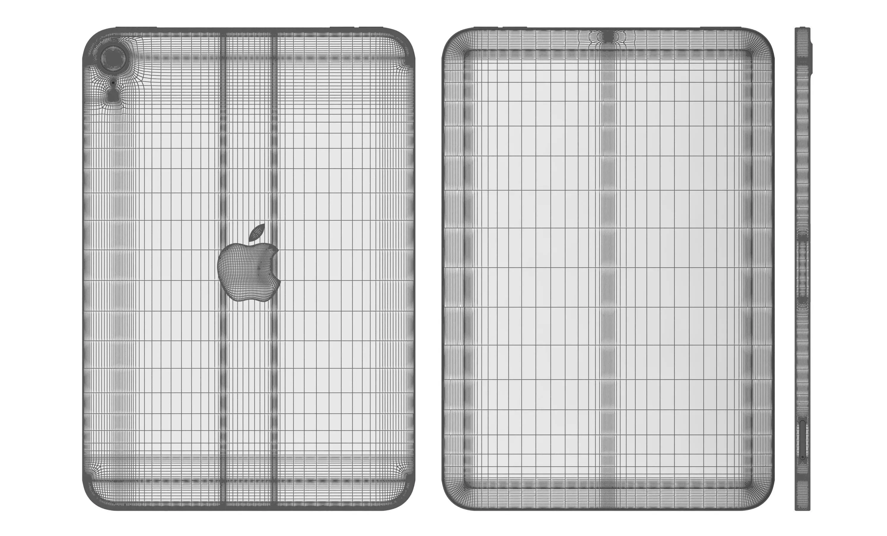 Apple iPad Mini 2024 Purple High Poly 3D model_12