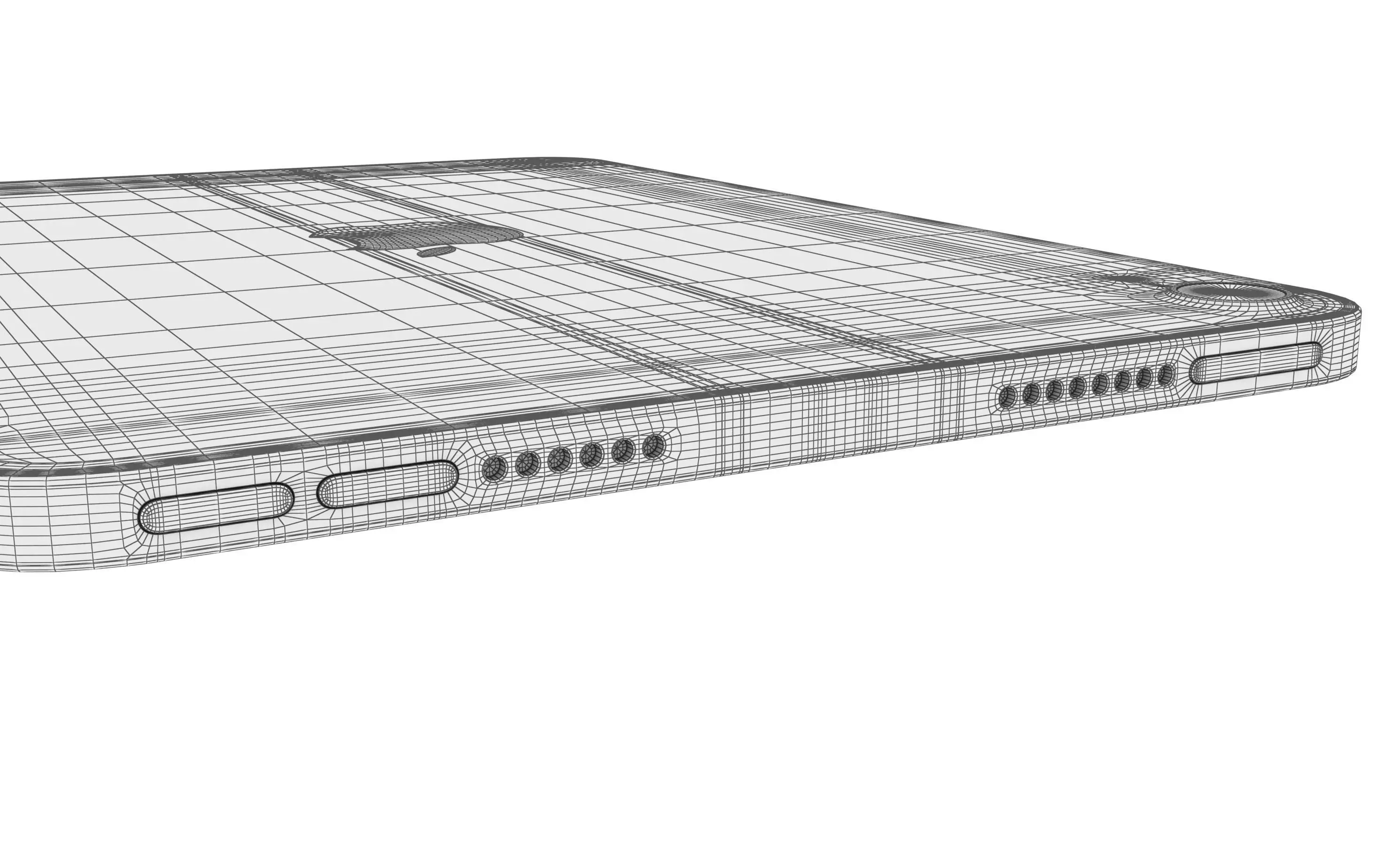 Apple iPad Mini 2024 Purple High Poly 3D model_19