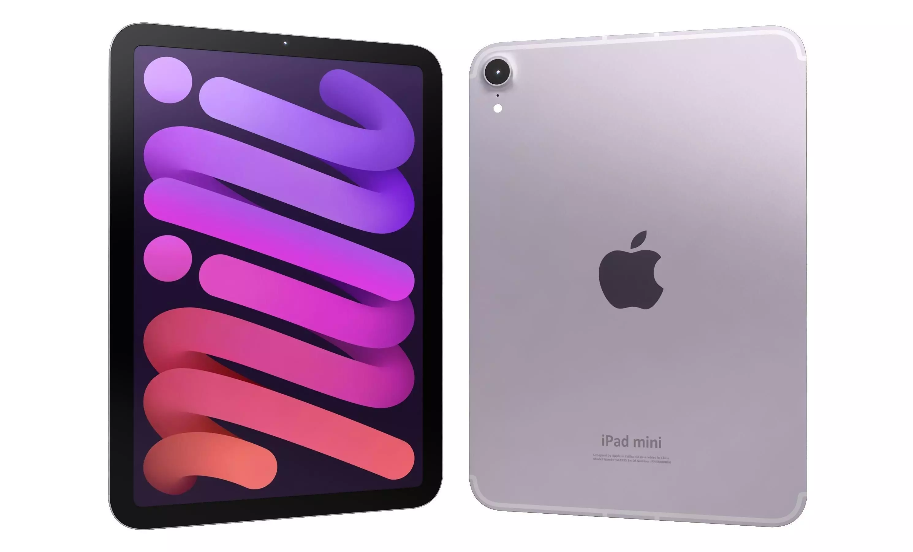 Apple iPad Mini 2024 Purple High Poly 3D model_20