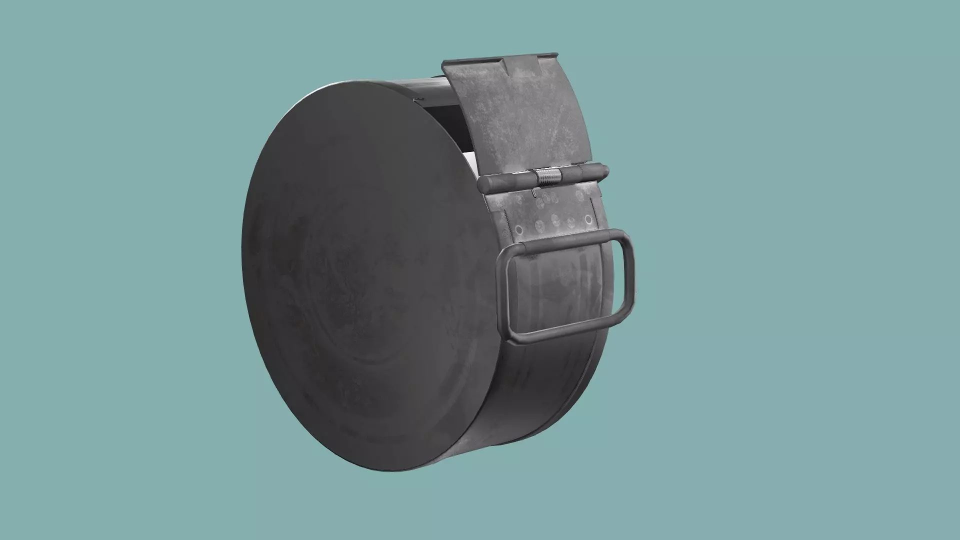 RPD Light Game Ready Machine Gun Low-poly 3D Model Low-poly 3D model_10