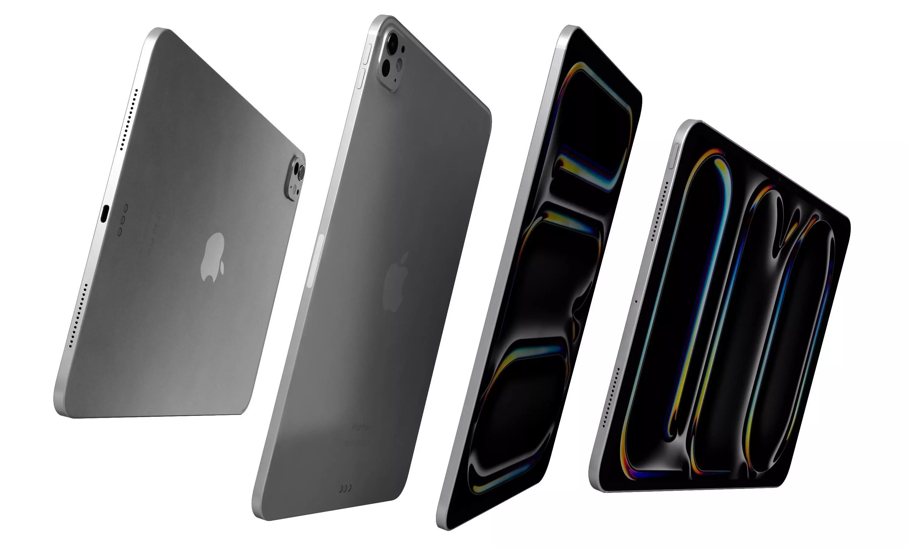 Apple iPad Pro 11 Silver High Poly 3D model_5