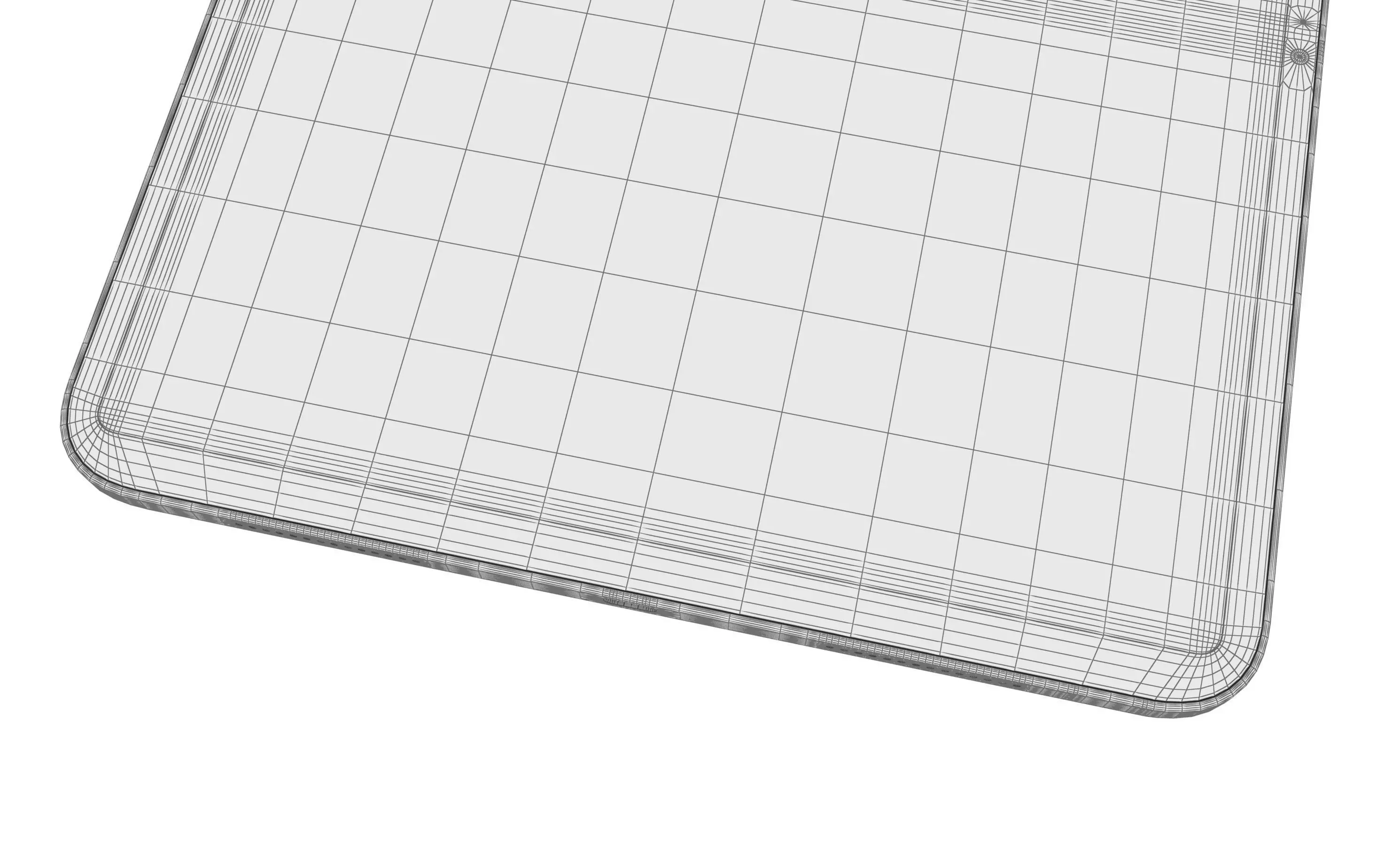 Apple iPad Pro 11 Silver High Poly 3D model_17