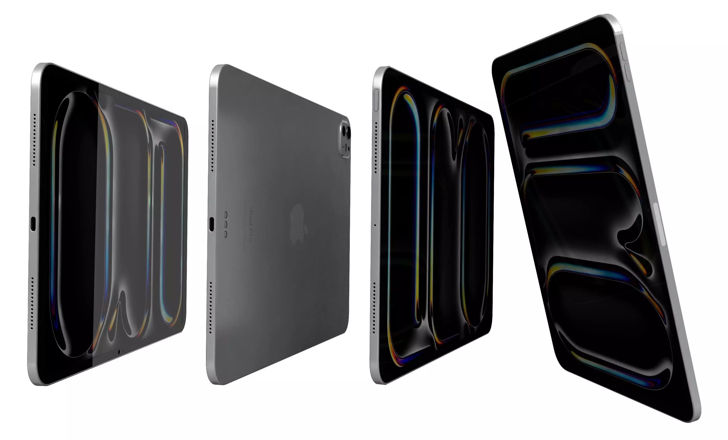 Apple iPad Pro 11 Silver High Poly 3D model_6